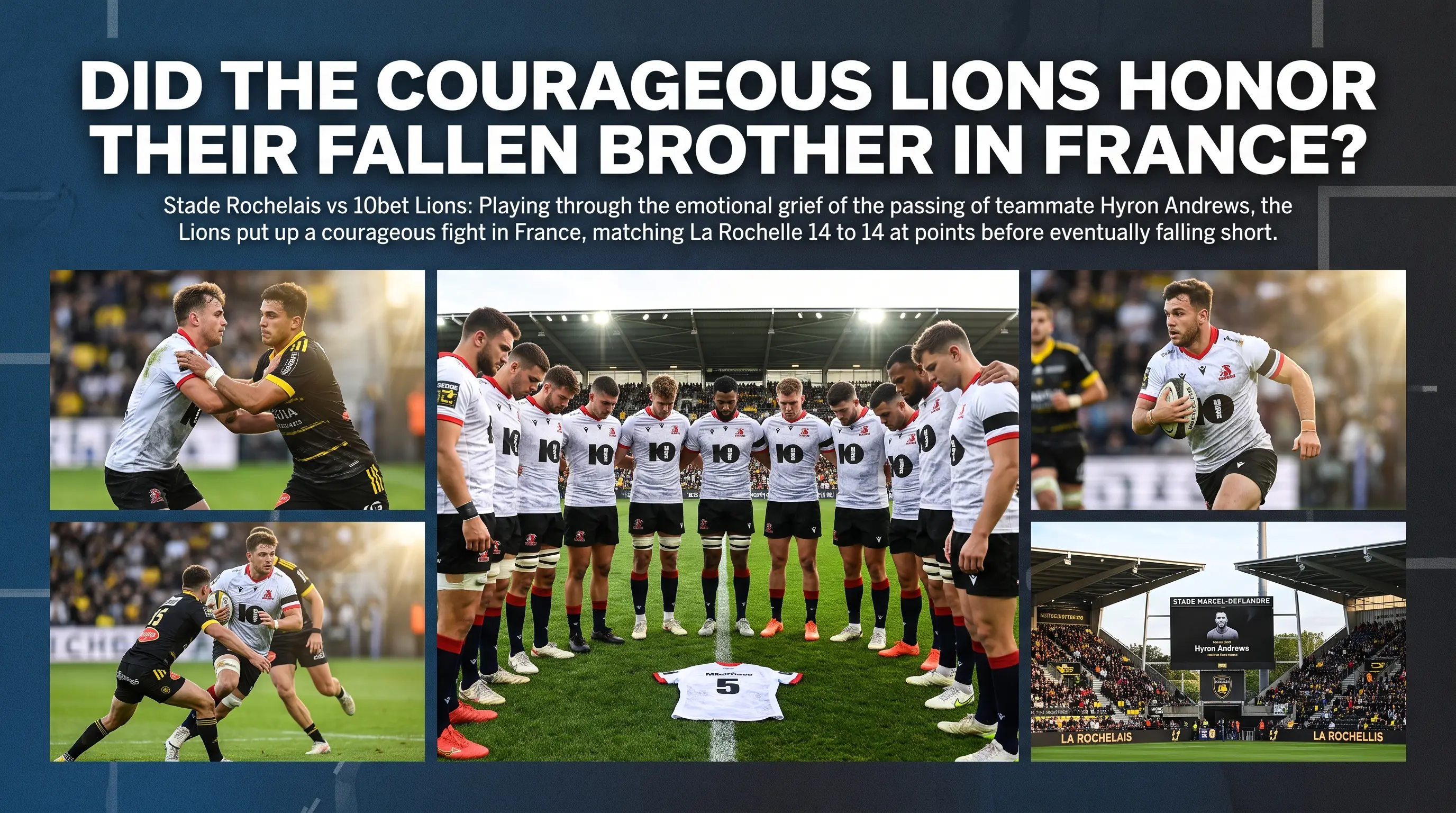 Did the Courageous Lions Honor Their Fallen Brother in France?