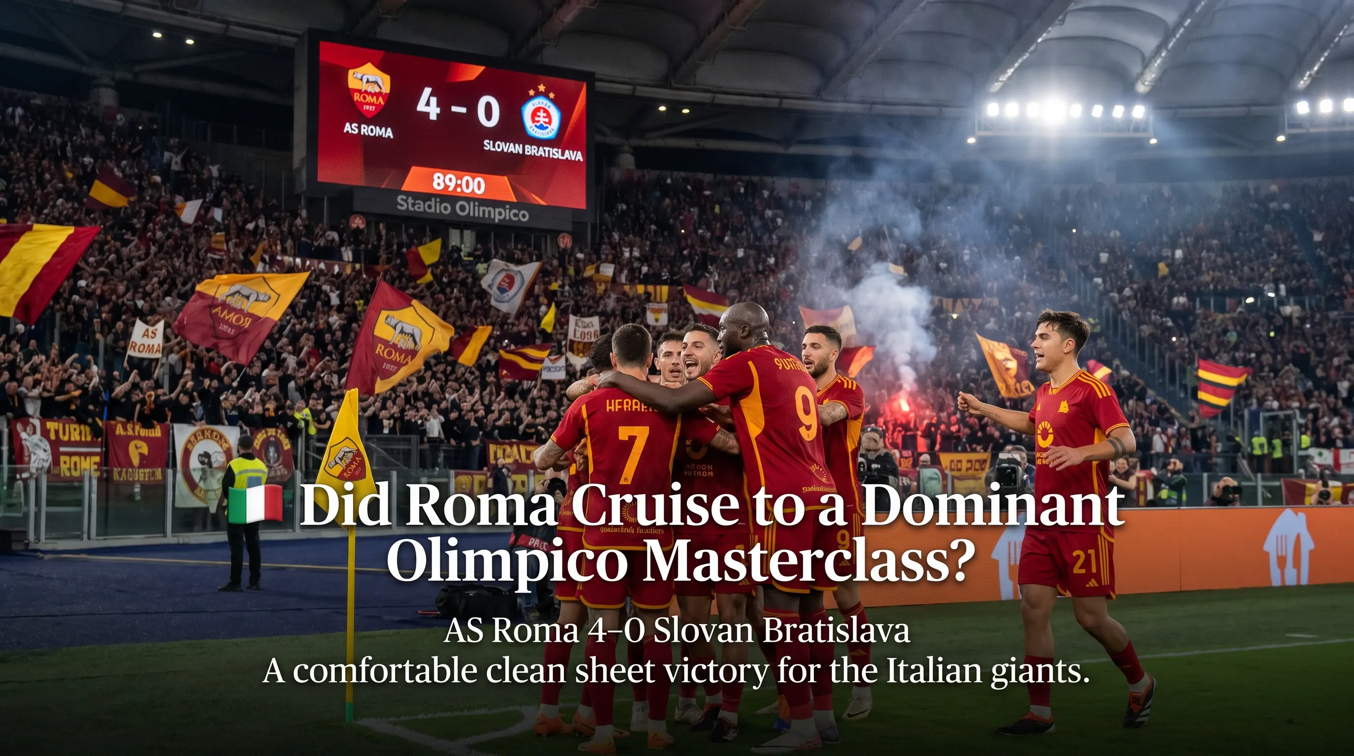 Did Roma Cruise to a Dominant Olimpico Masterclass?