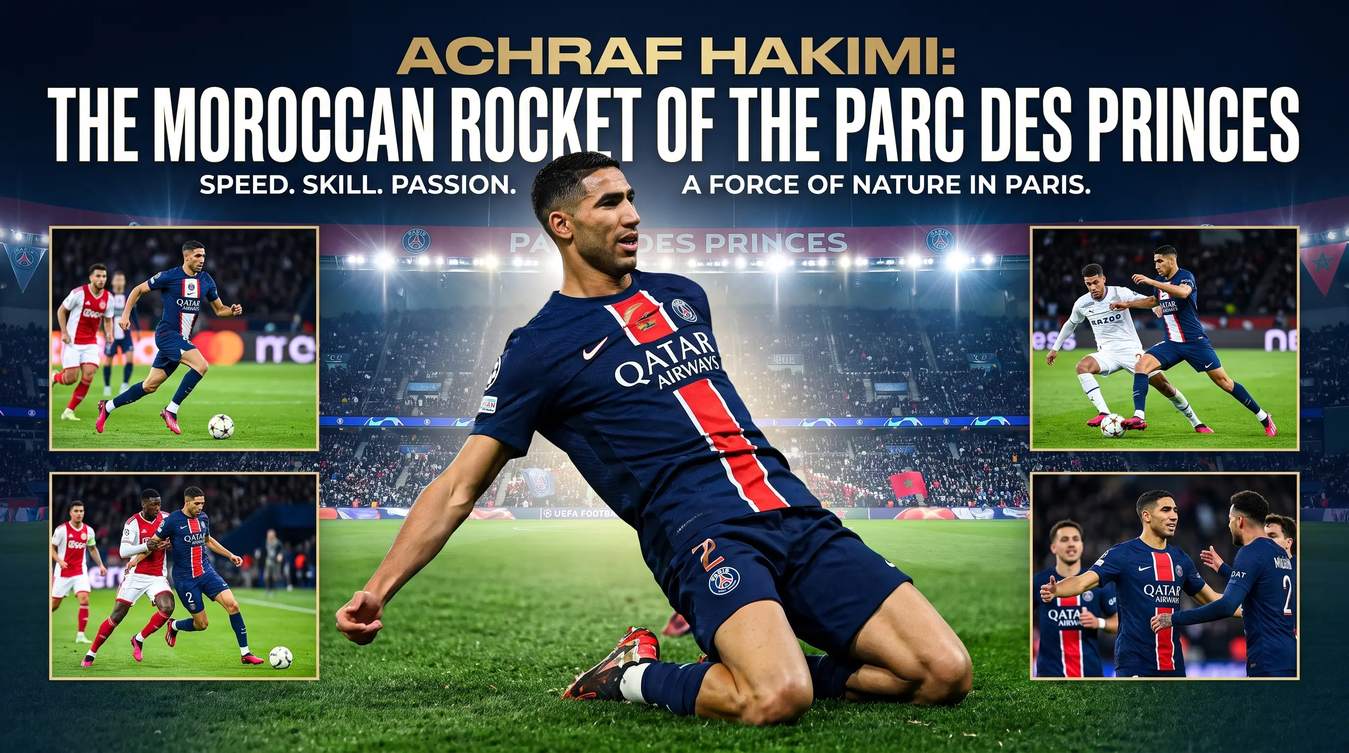 Achraf Hakimi: The Moroccan Rocket of the Parc des Princes