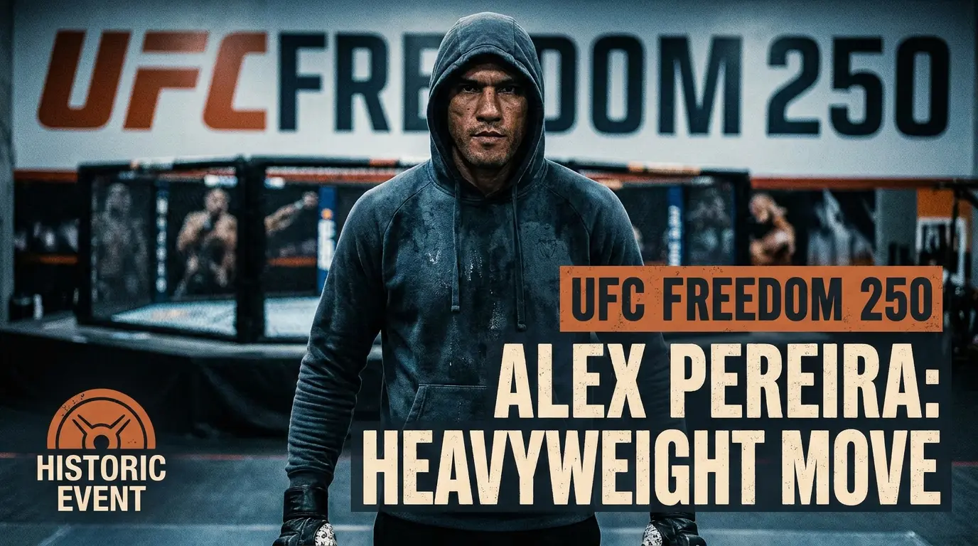 Alex Pereira Makes Massive Move To Heavyweight For Historic UFC Freedom 250 Event
