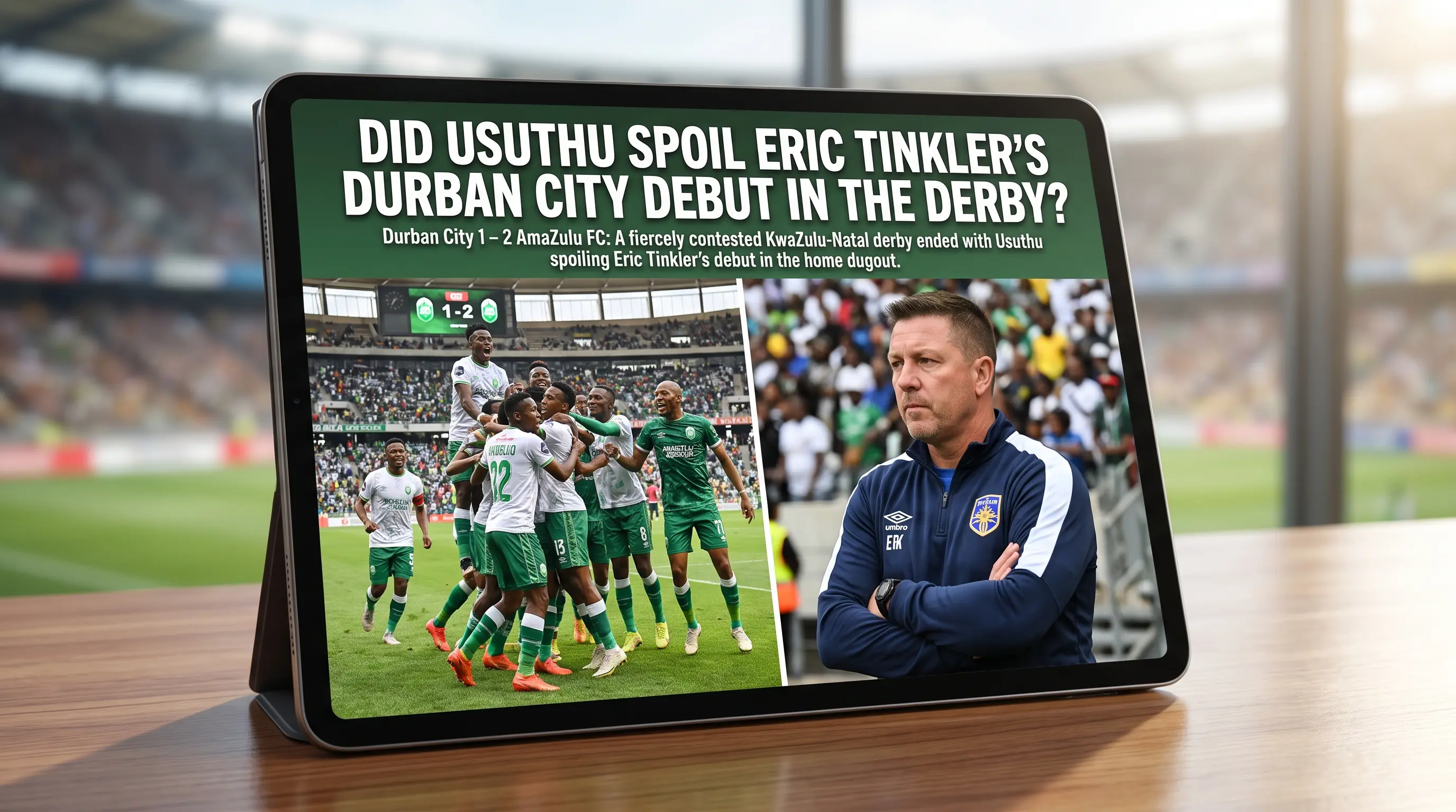 Did Usuthu Spoil Eric Tinkler's Durban City Debut in the Derby?