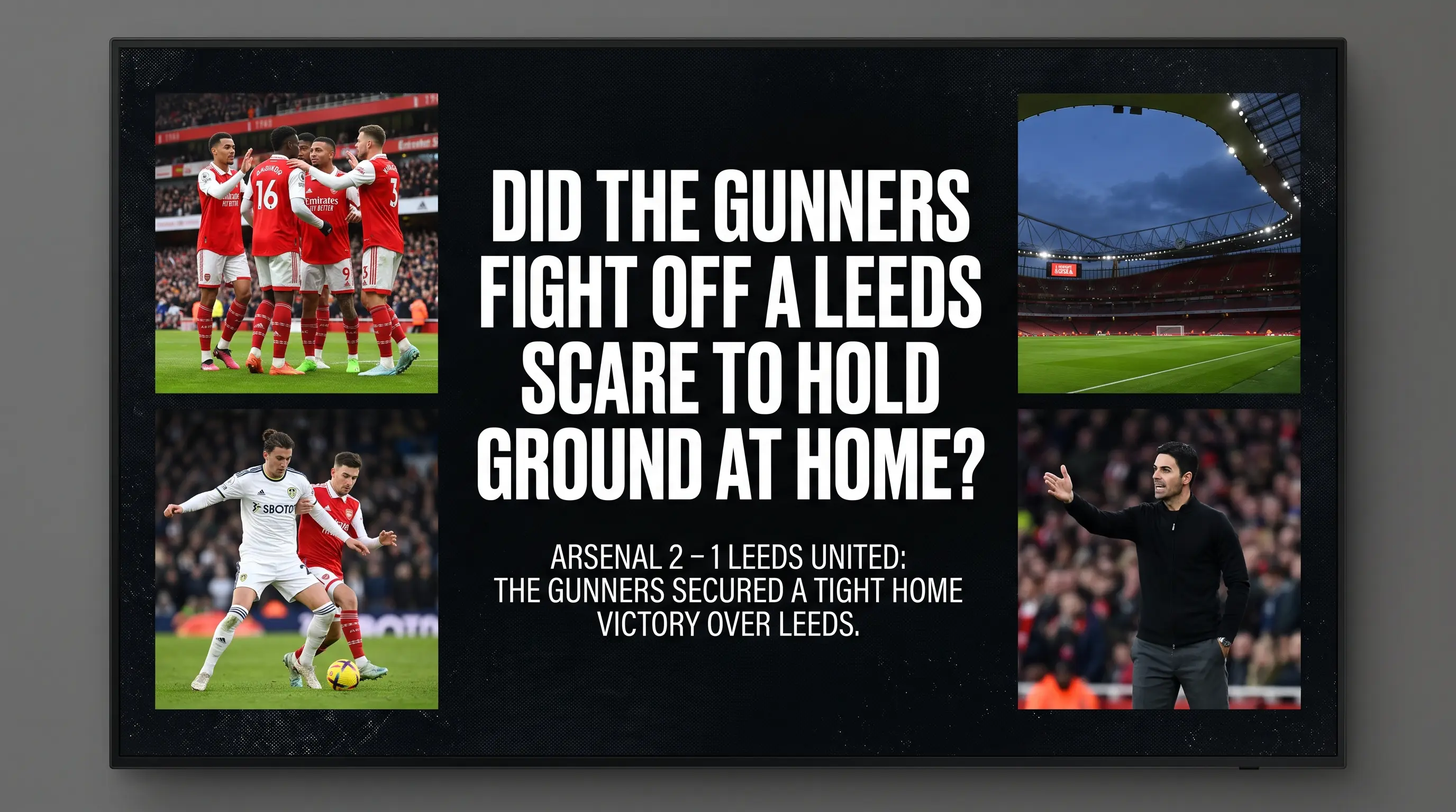 Did the Gunners Fight Off a Leeds Scare to Hold Ground at Home?