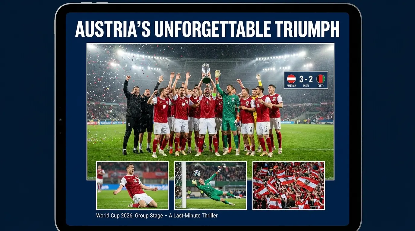 Austria Wins A Very Thrilling World Cup Match