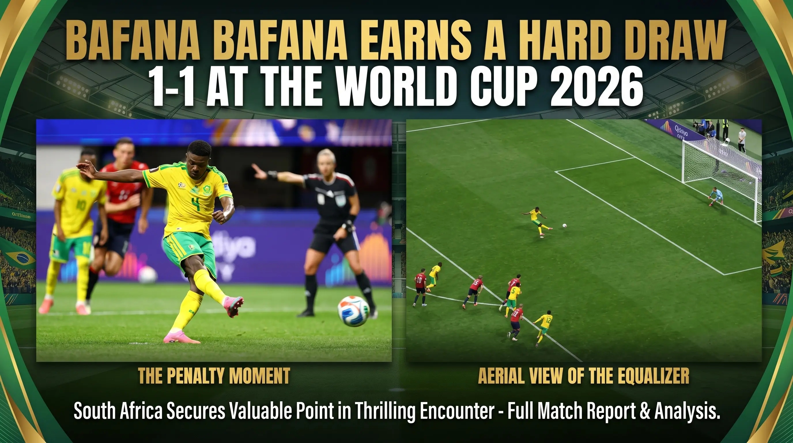 Bafana Bafana Earns A Hard Draw At The World Cup