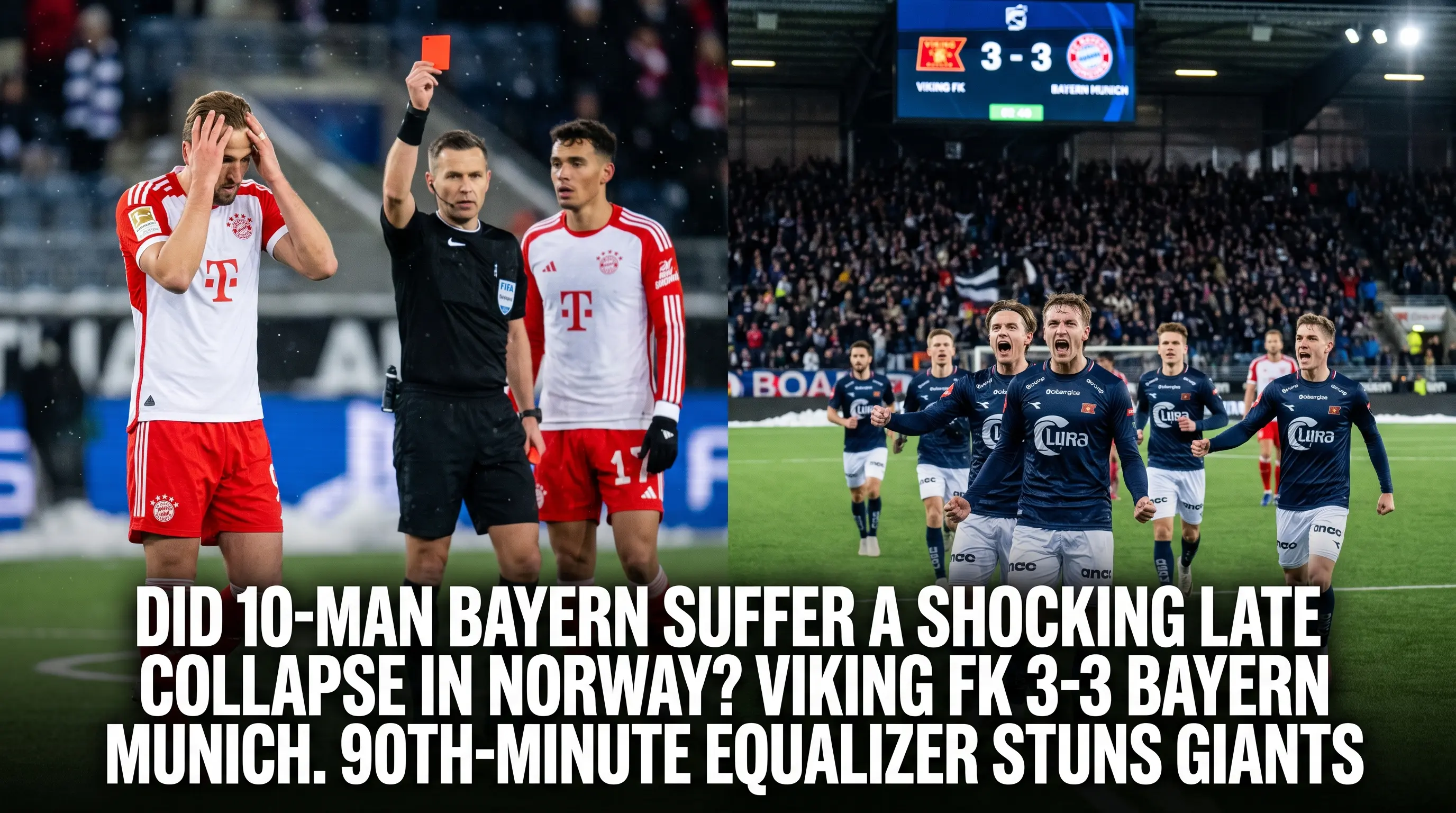Did 10 Man Bayern Suffer a Shocking Late Collapse in Norway?