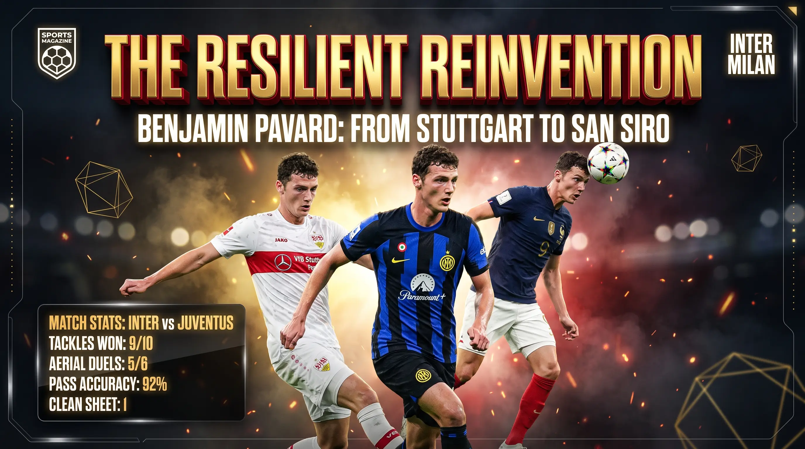 The Resilient Reinvention of Benjamin Pavard: From Stuttgart to San Siro