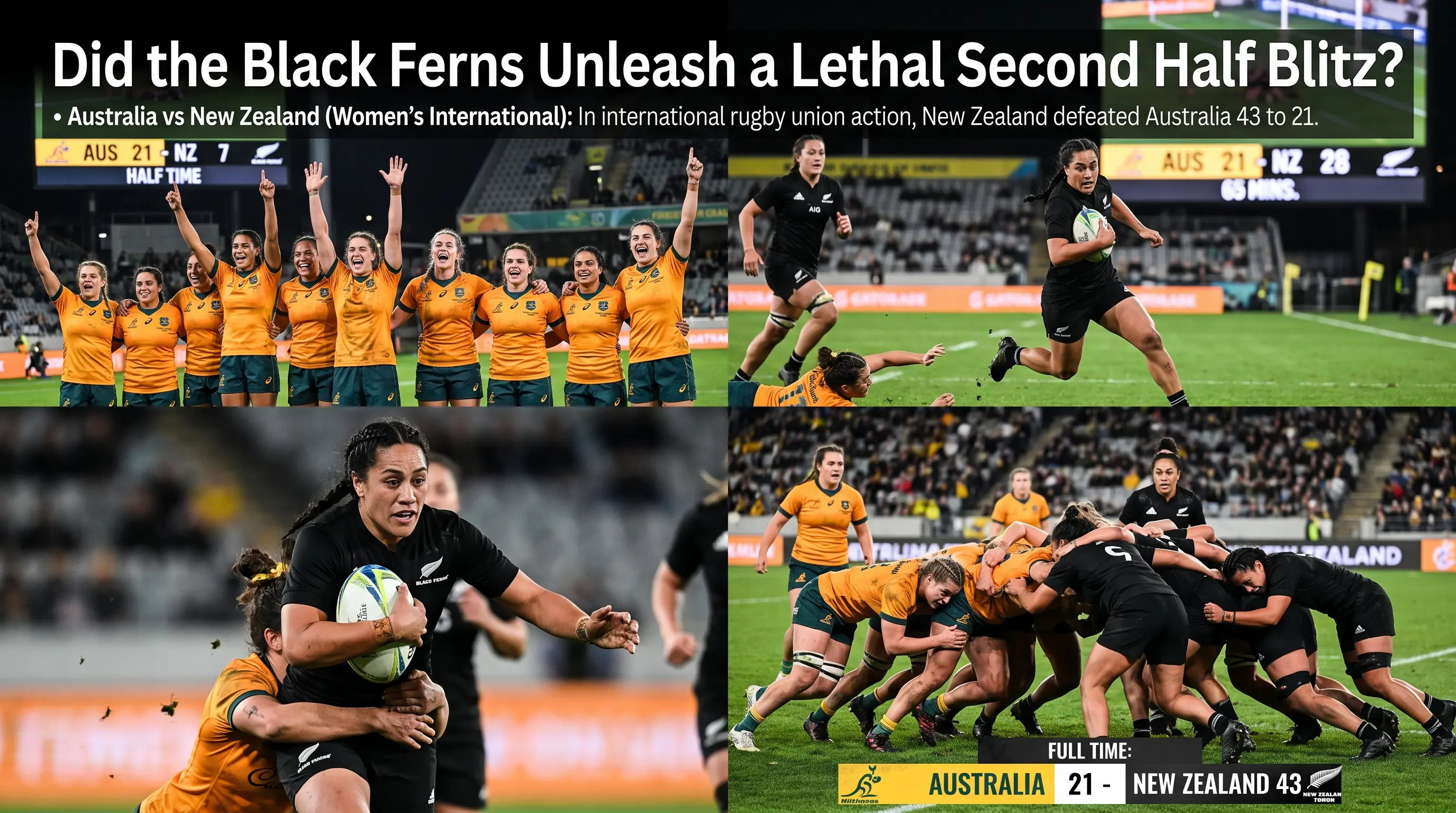 Did the Black Ferns Unleash a Lethal Second Half Blitz?