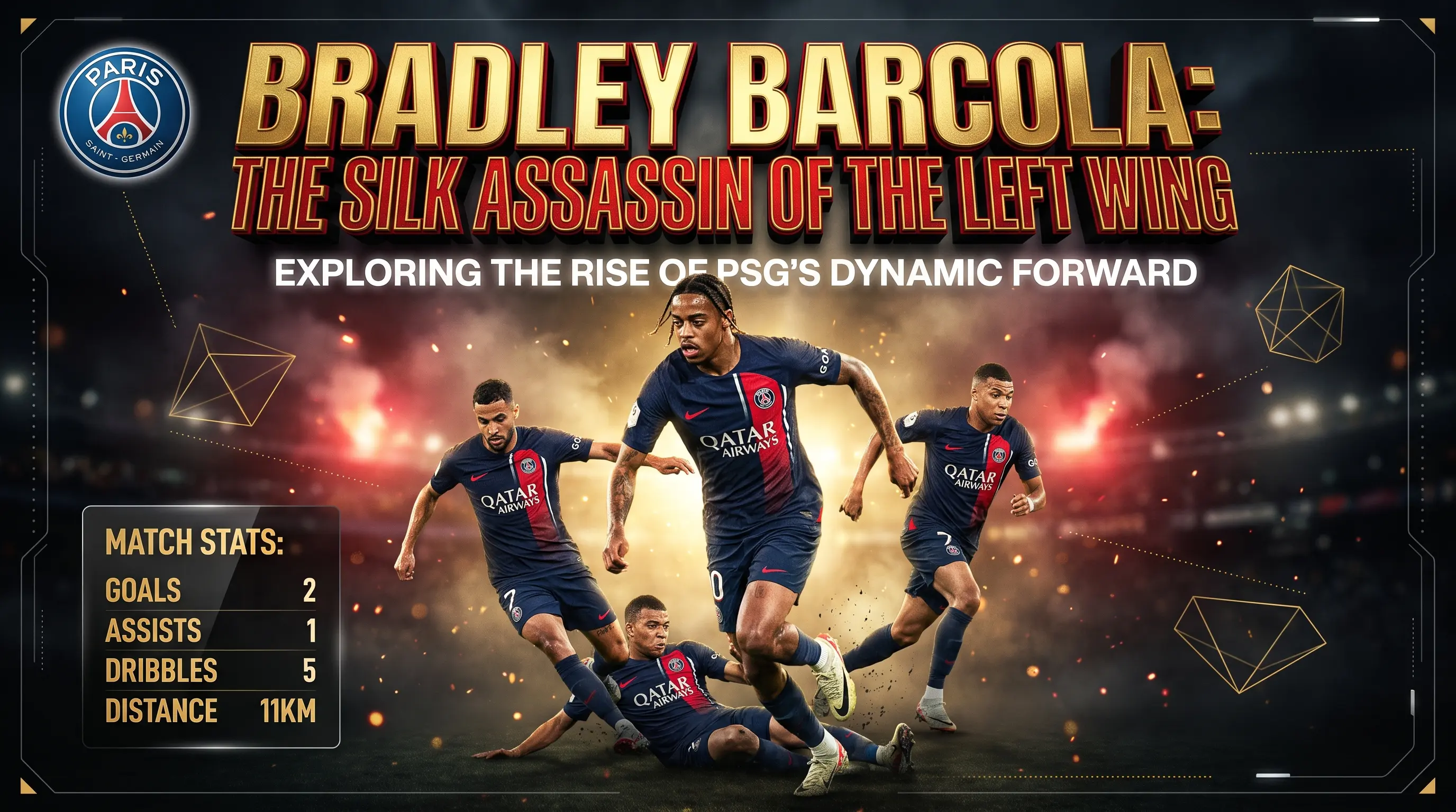 Bradley Barcola: The Silk Assassin of the Left Wing