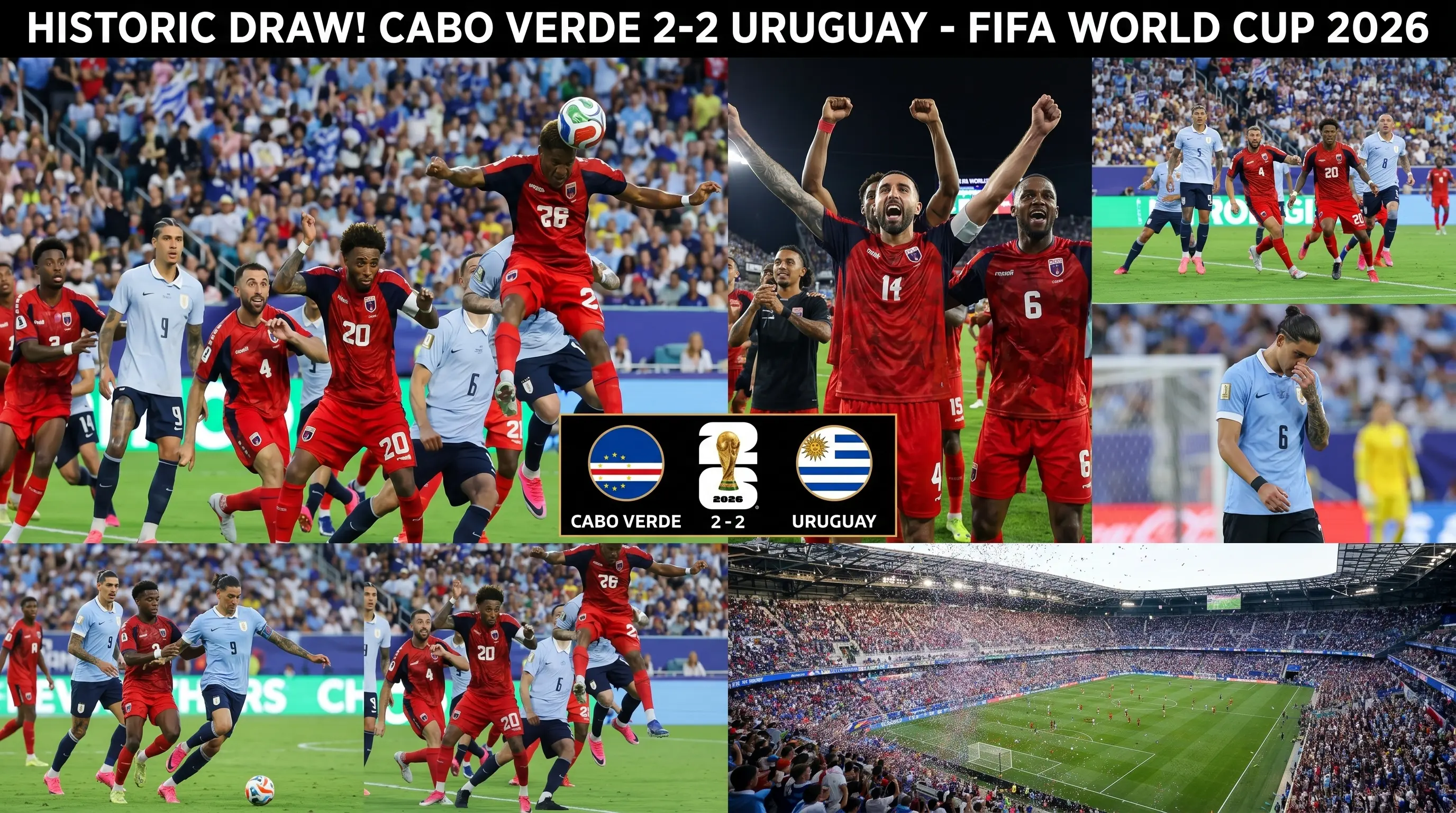 Cabo Verde Secures A Historic Draw Against Uruguay