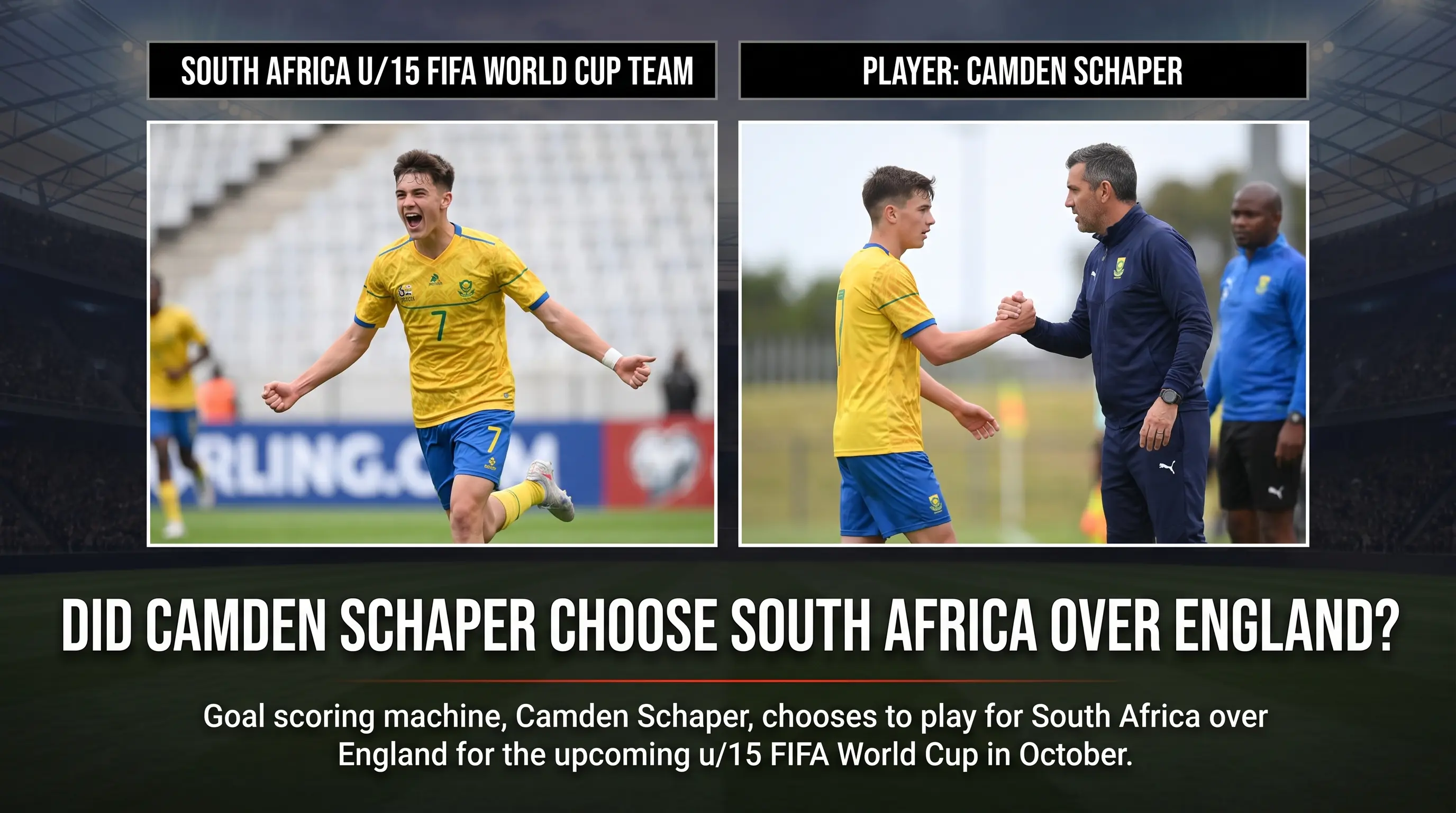 Did Camden Schaper Choose South Africa over England?
