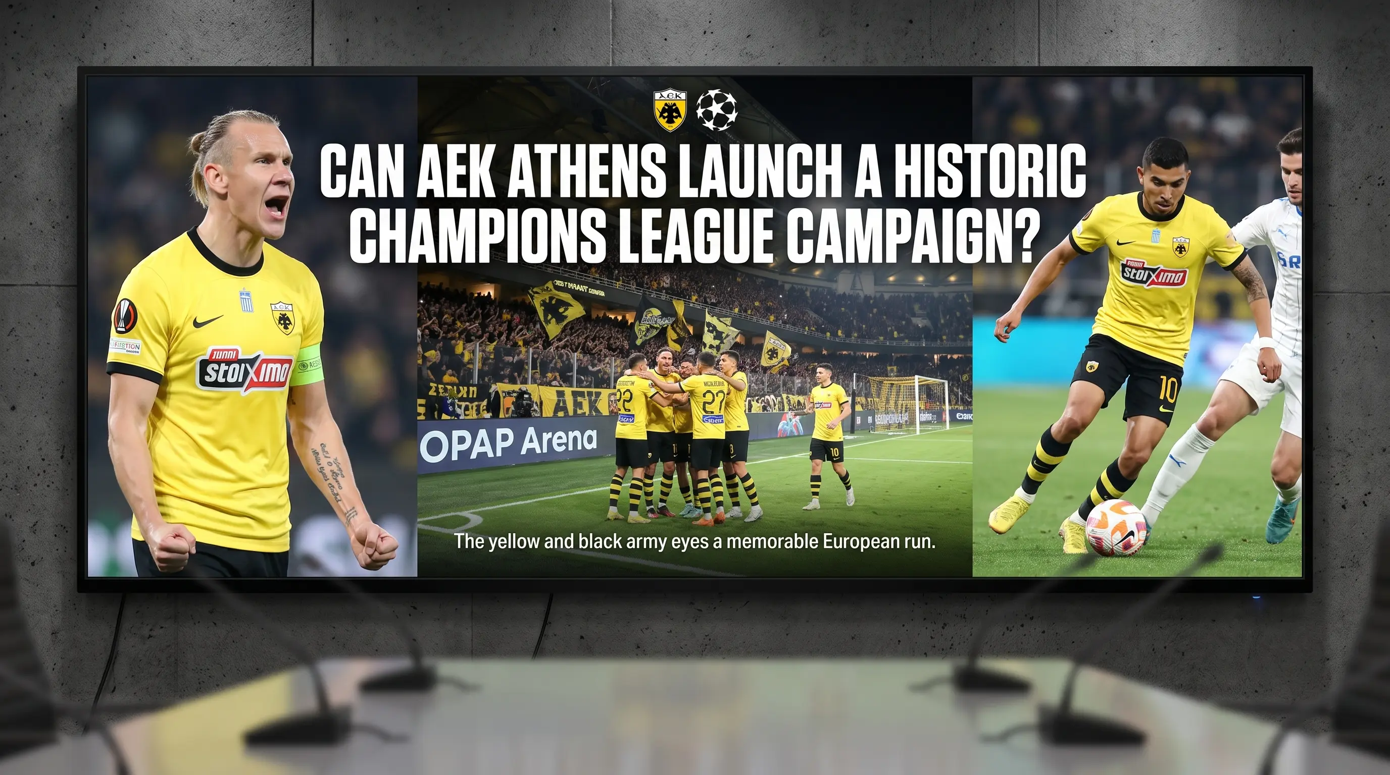 Can AEK Athens Launch a Historic Champions League Campaign