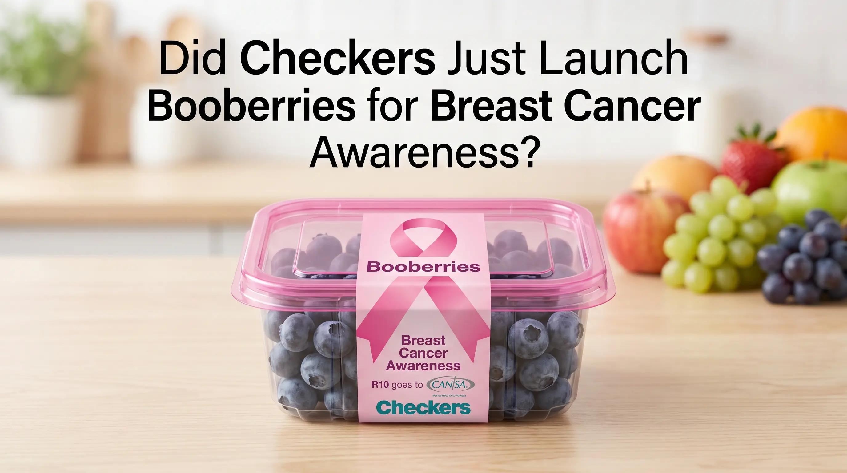 Did Checkers Just Launch Booberries for Breast Cancer Awareness?