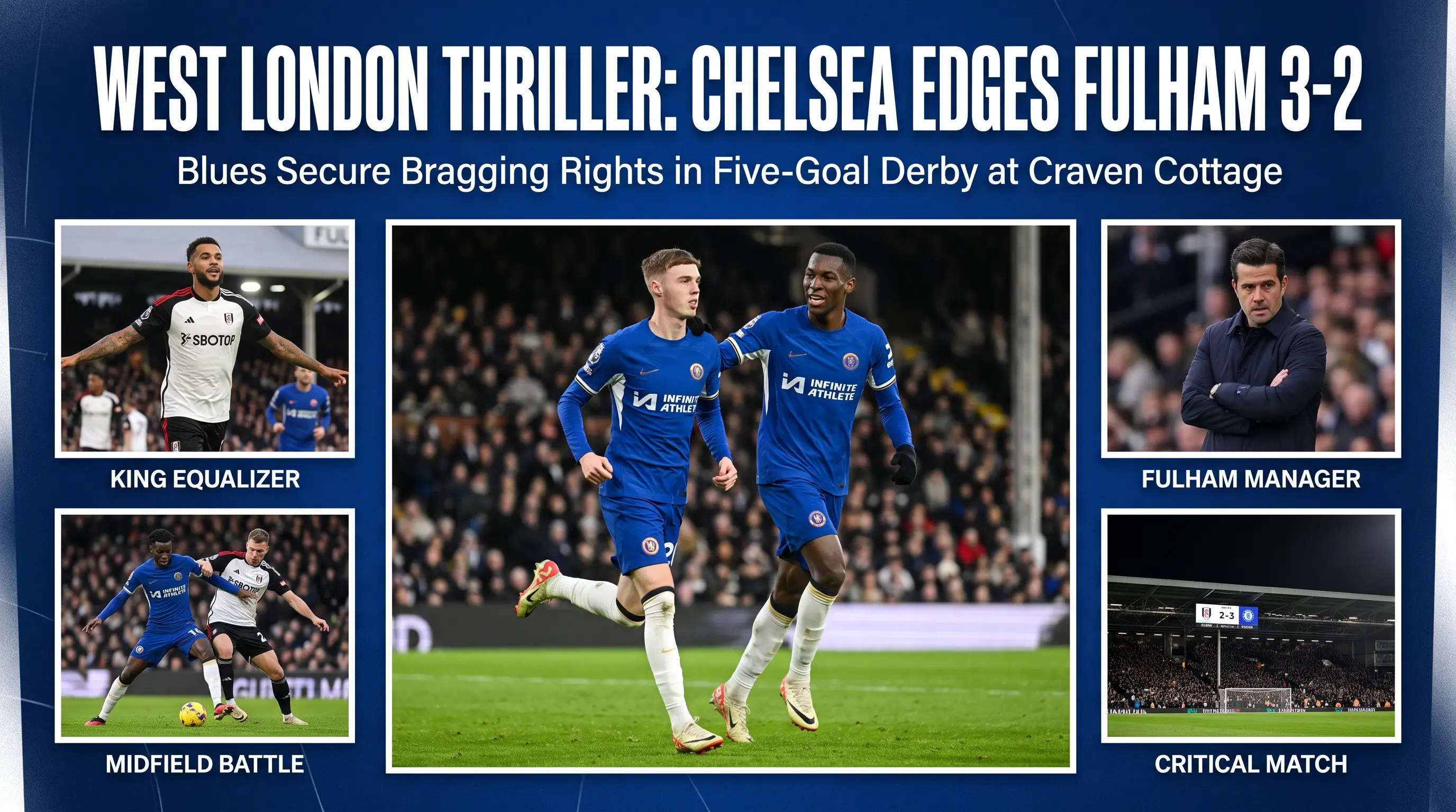 Did Chelsea Edge Out Fulham in a 3 to 2 West London Derby