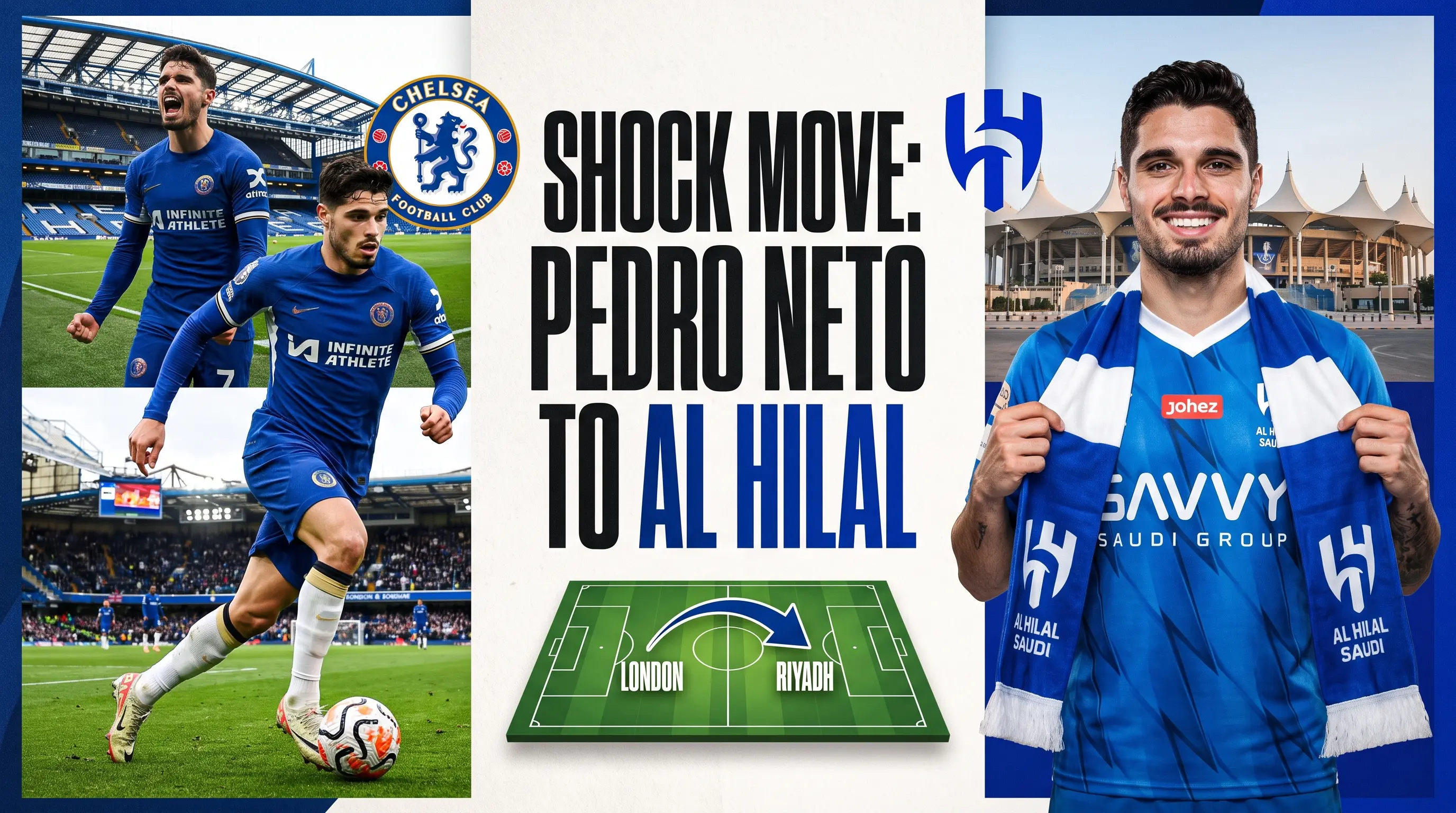 Chelsea Star Pedro Neto Agrees Shock Al Hilal Move