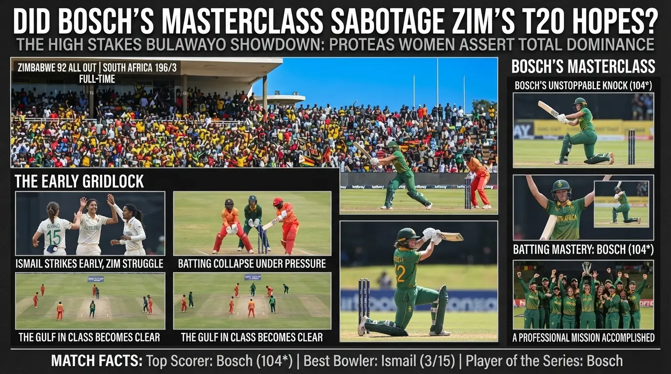 Did Boschs Masterclass Sabotage Zims T20 Hopes