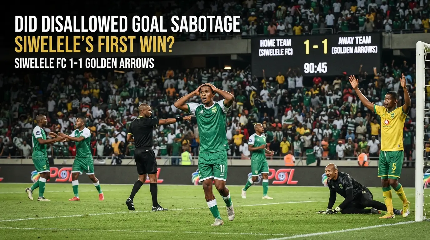 Did Disallowed Goal Sabotage Siweleles First Win