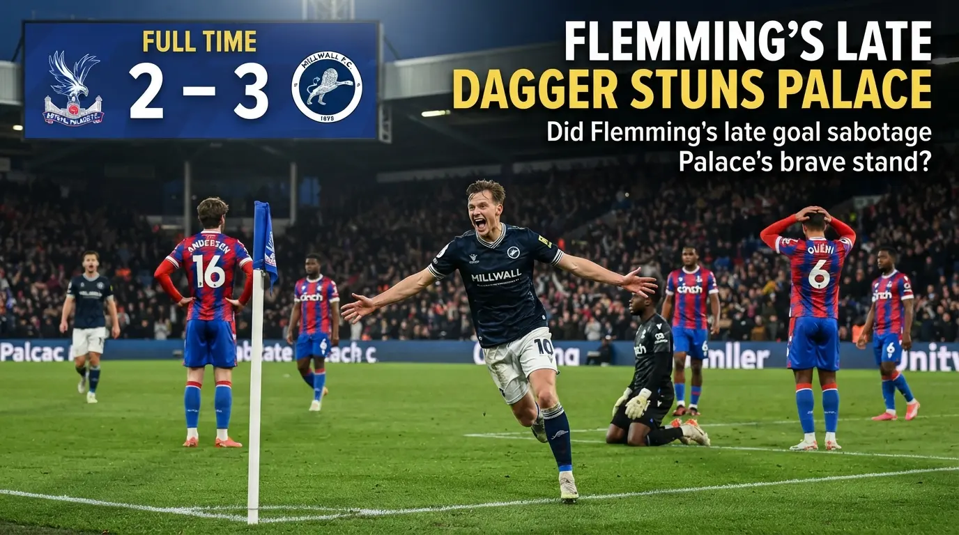 Did Flemmings Late Goal Sabotage Palaces Brave Stand