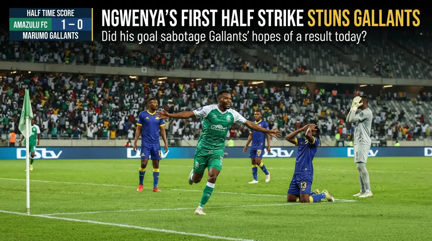 Did Ngwenyas First Half Strike Sabotage Gallants Hopes