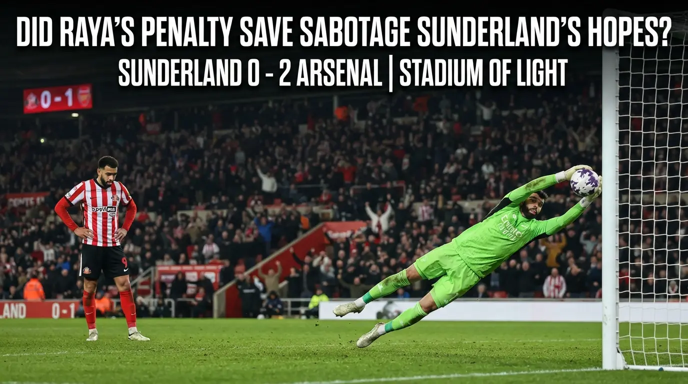 Did Rayas Penalty Save Sabotage Sunderlands Hopes