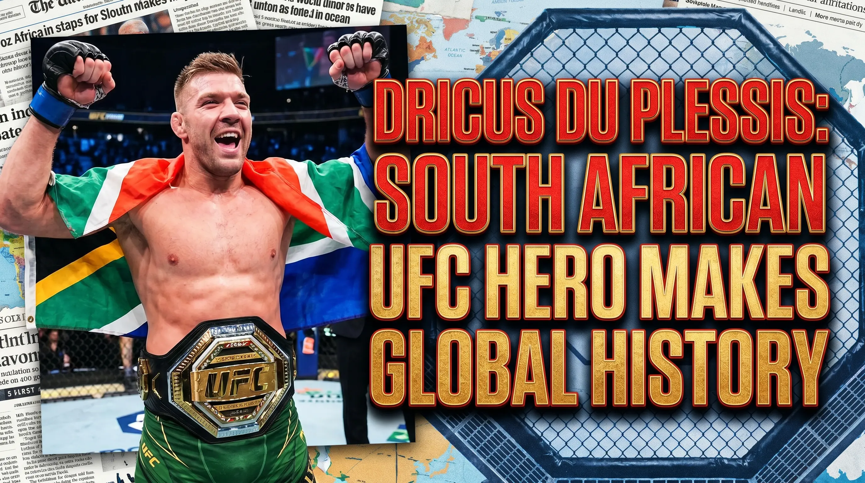 South African UFC Hero Dricus du Plessis Makes Global History