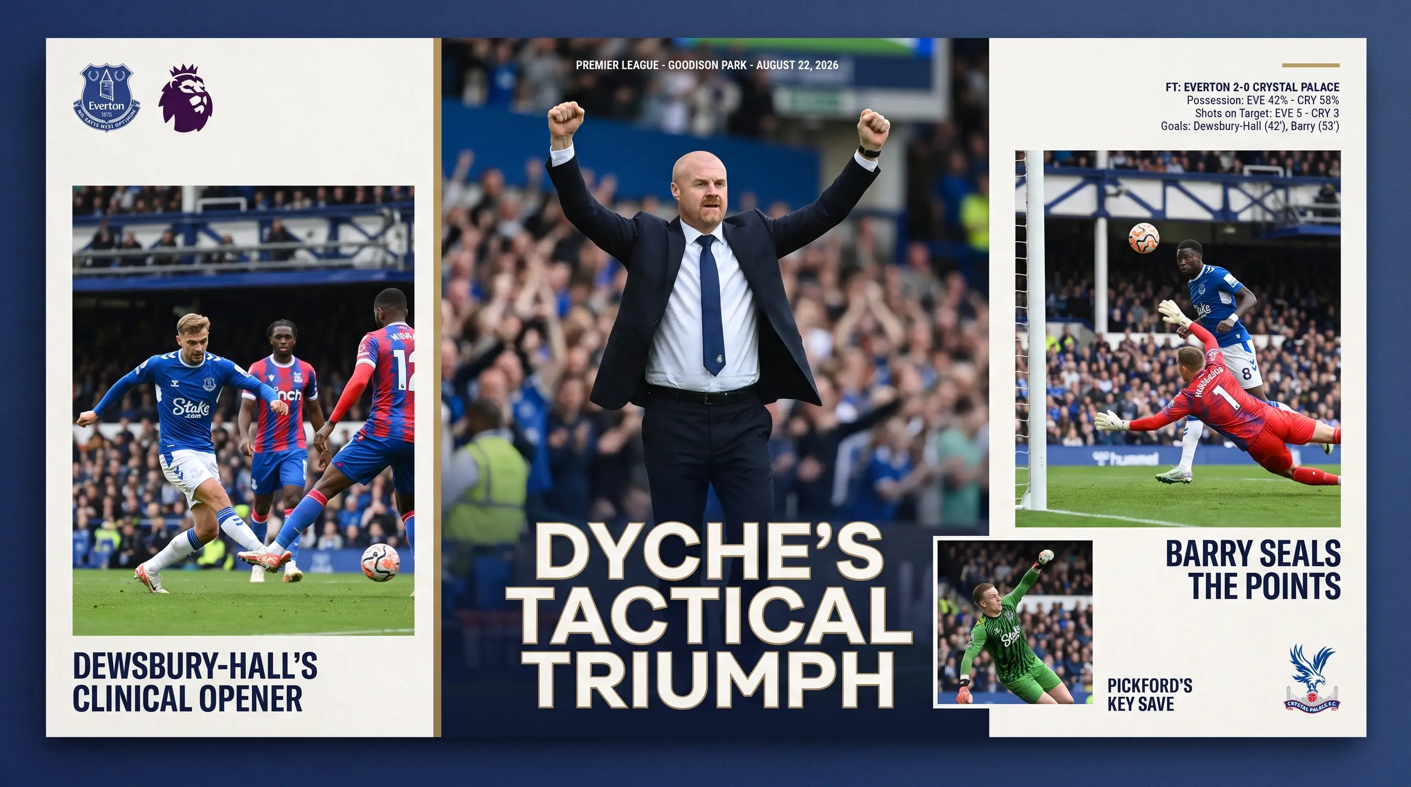 Did Dyches Everton Perfect the 2 0 Win Over Crystal Palace