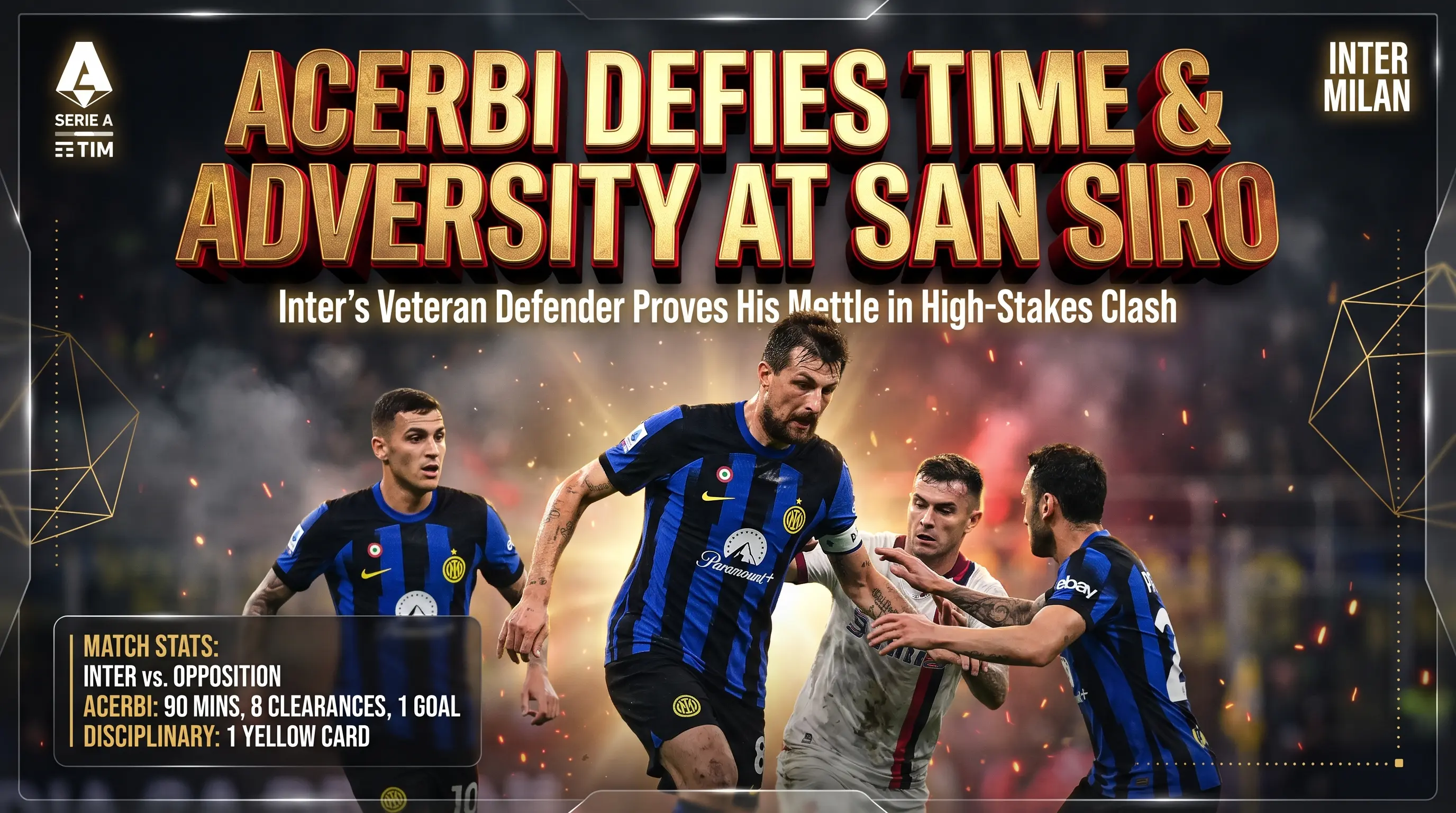 Acerbi Defies Time and Adversity at San Siro