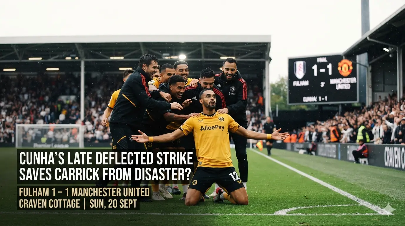Did Cunha’s Late Deflected Strike Save Carrick From Disaster?