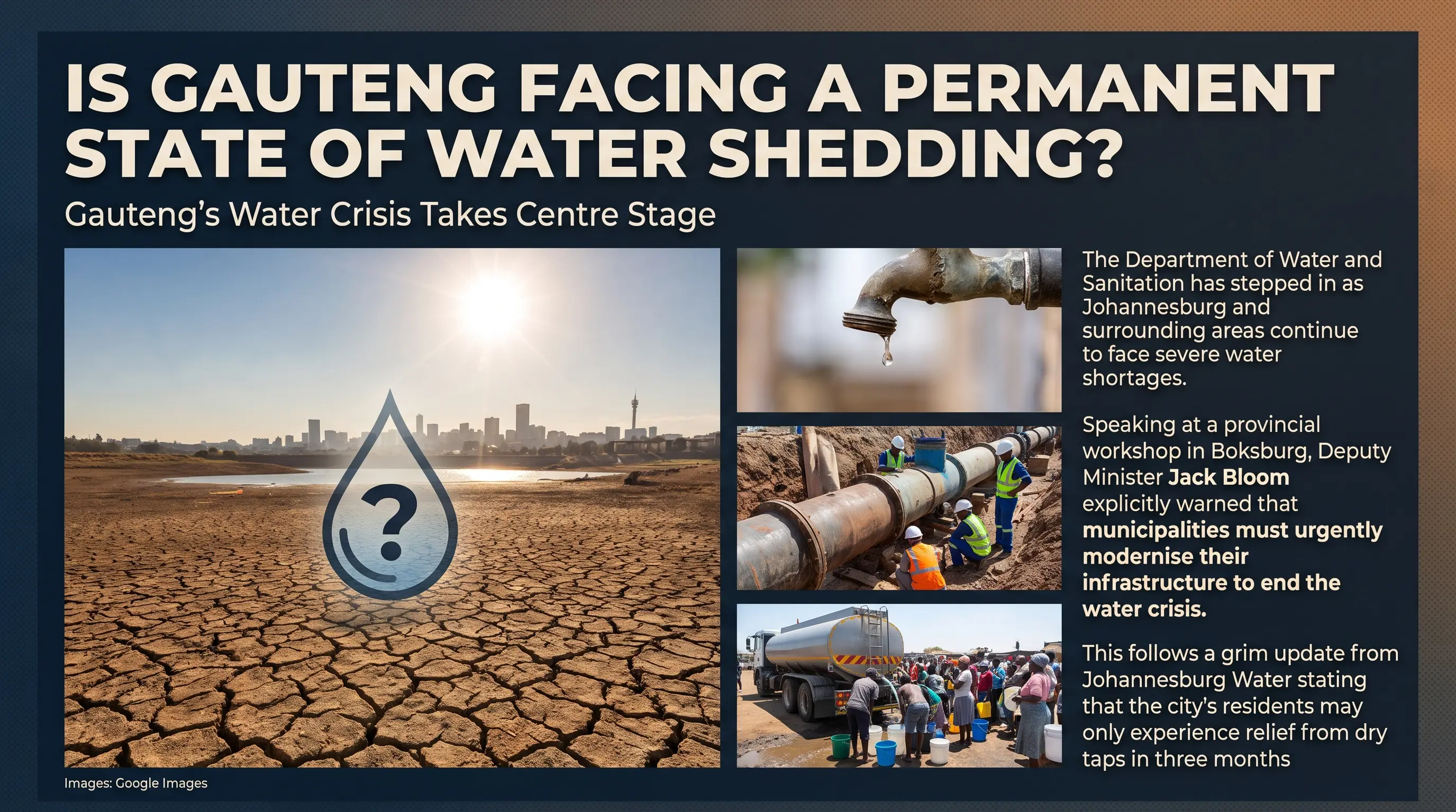 Is Gauteng Facing A Permanent State Of Water Shedding?