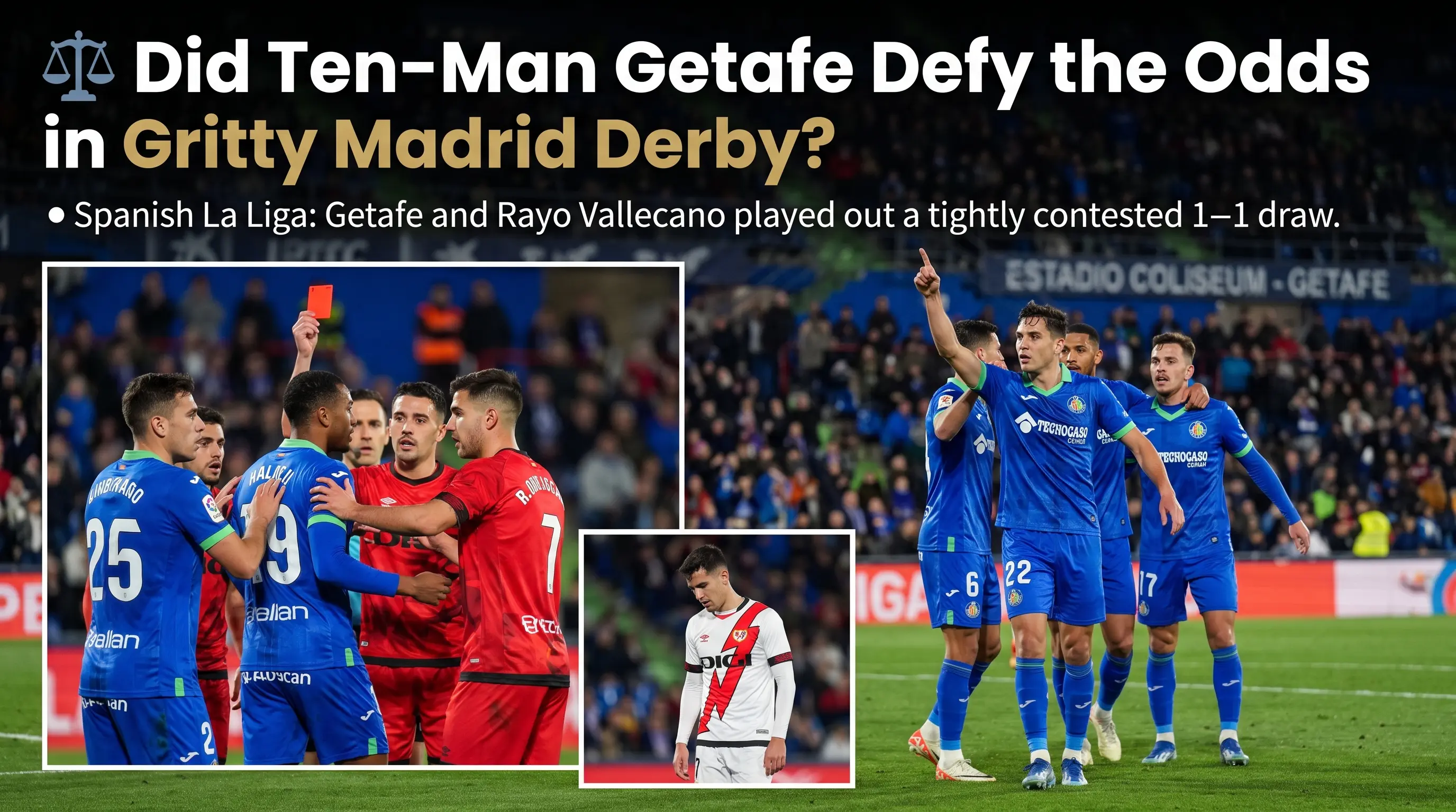 Did Ten Man Getafe Defy the Odds in Gritty Madrid Derby?