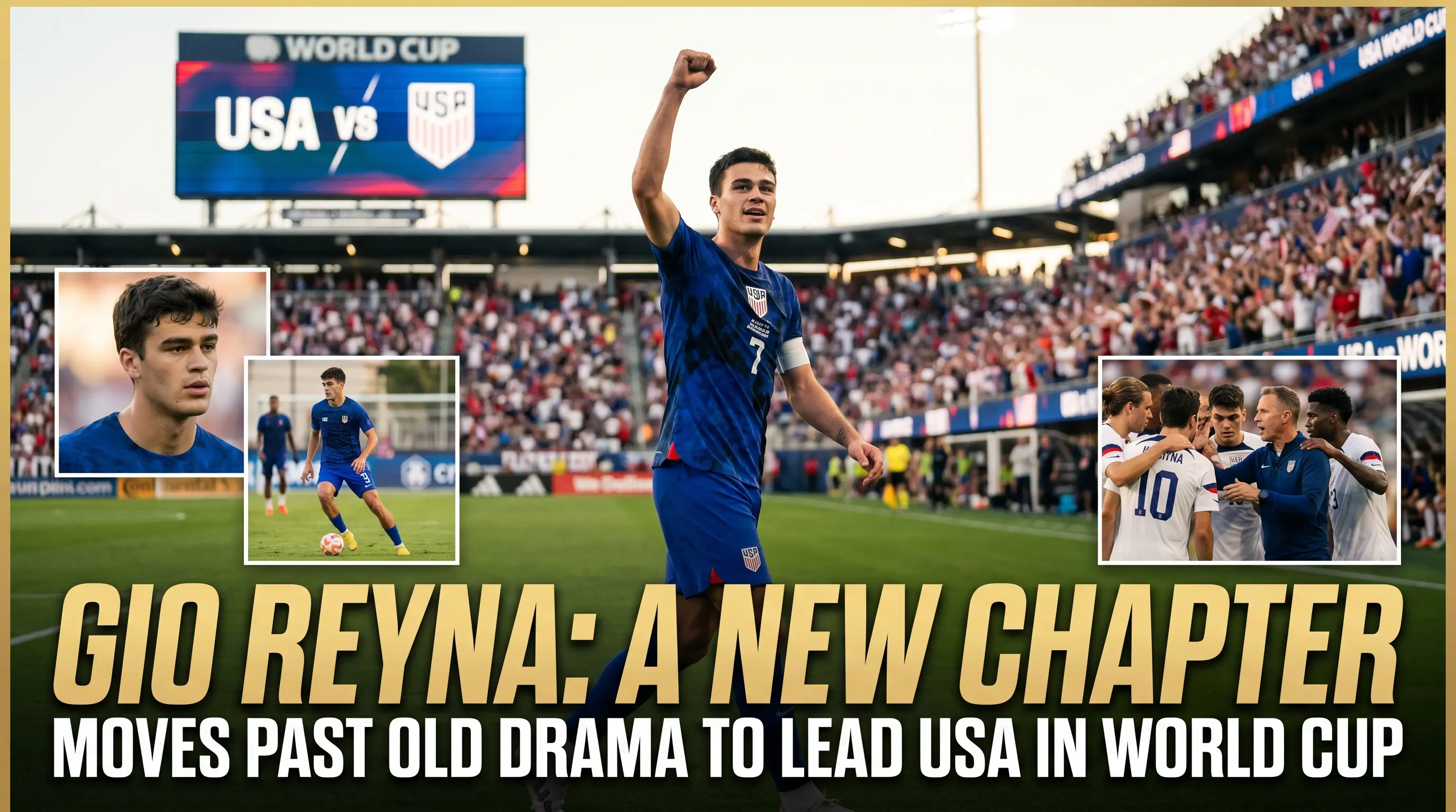 Gio Reyna Moves Past Old Drama To Lead USA In The World Cup
