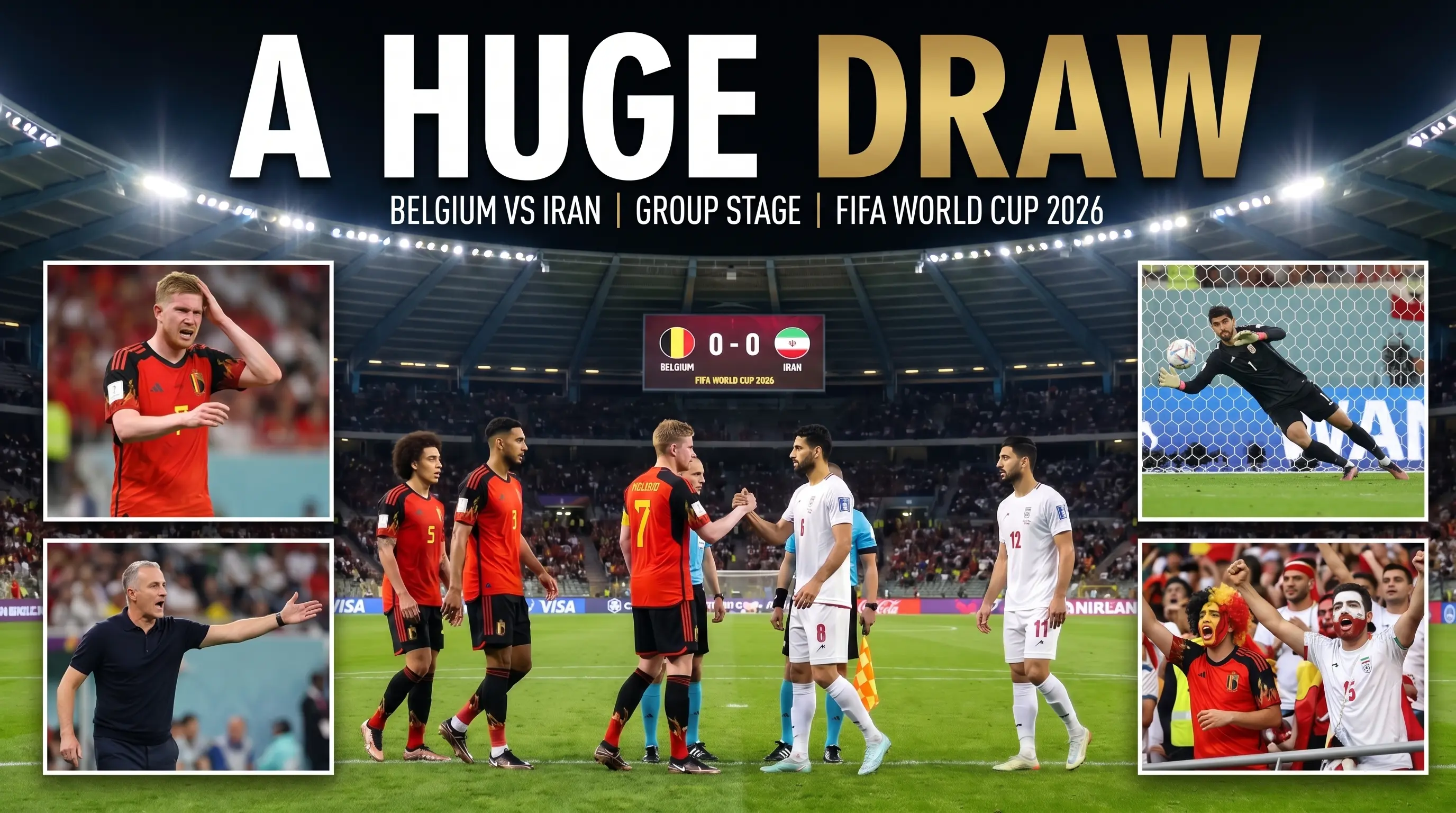 A Huge Draw Between Belgium And Iran