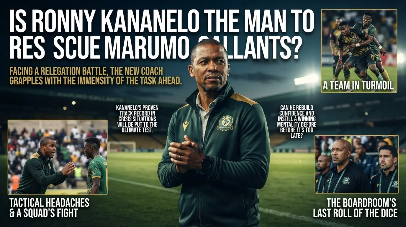 Is Ronny Kananelo The Man To Rescue Marumo Gallants