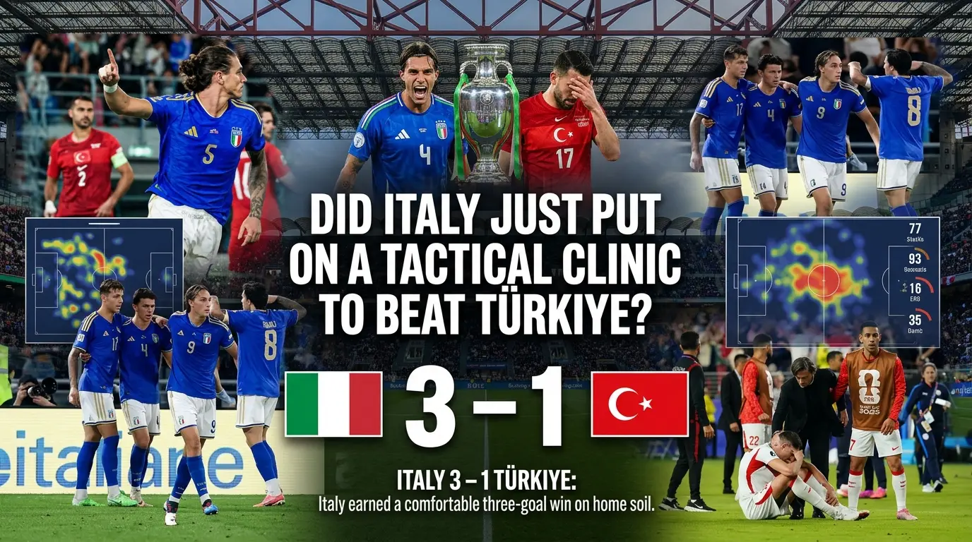 Did Italy Just Put on a Tactical Clinic to Beat Türkiye?