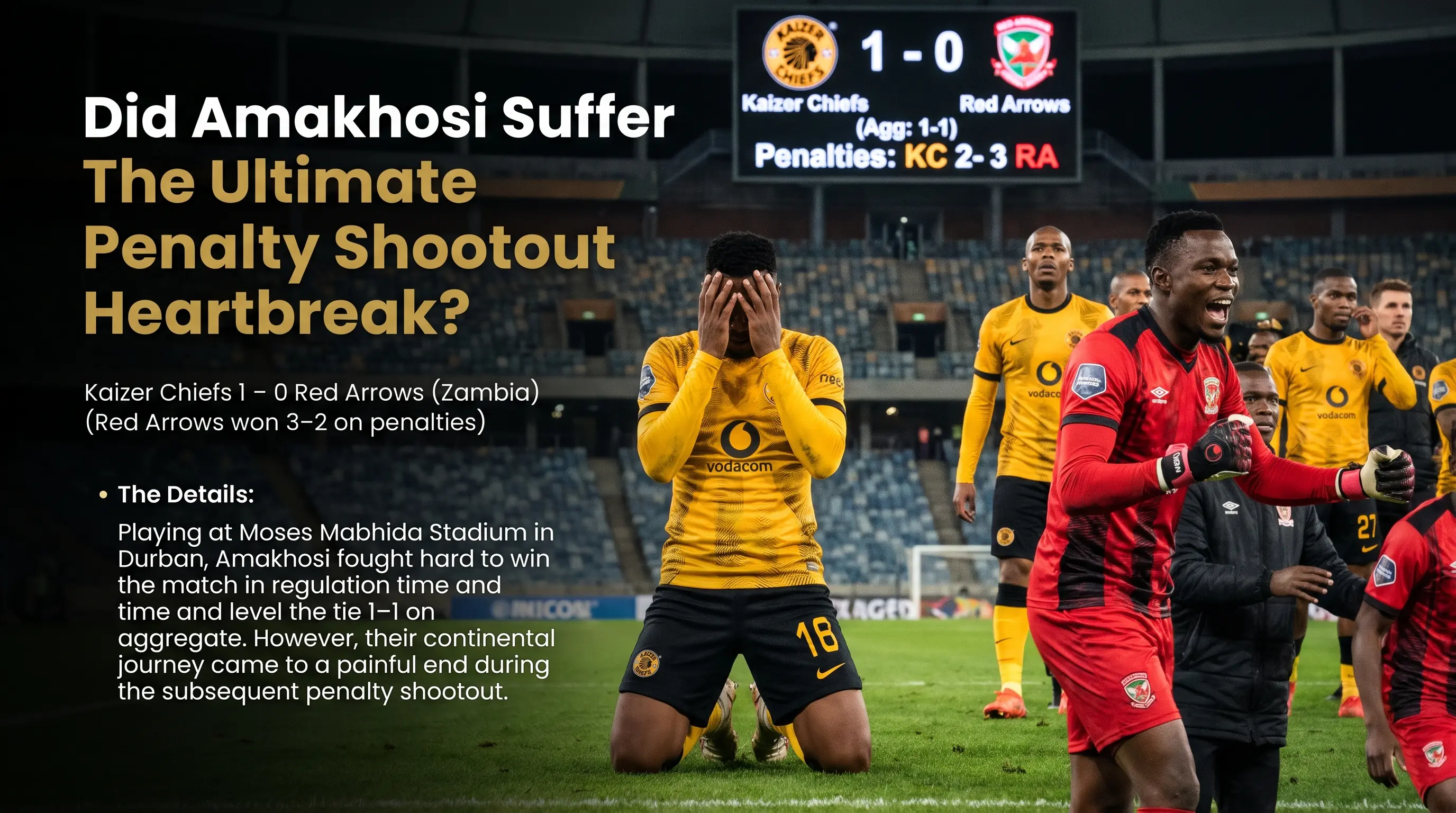 Did Amakhosi Suffer The Ultimate Penalty Shootout Heartbreak?