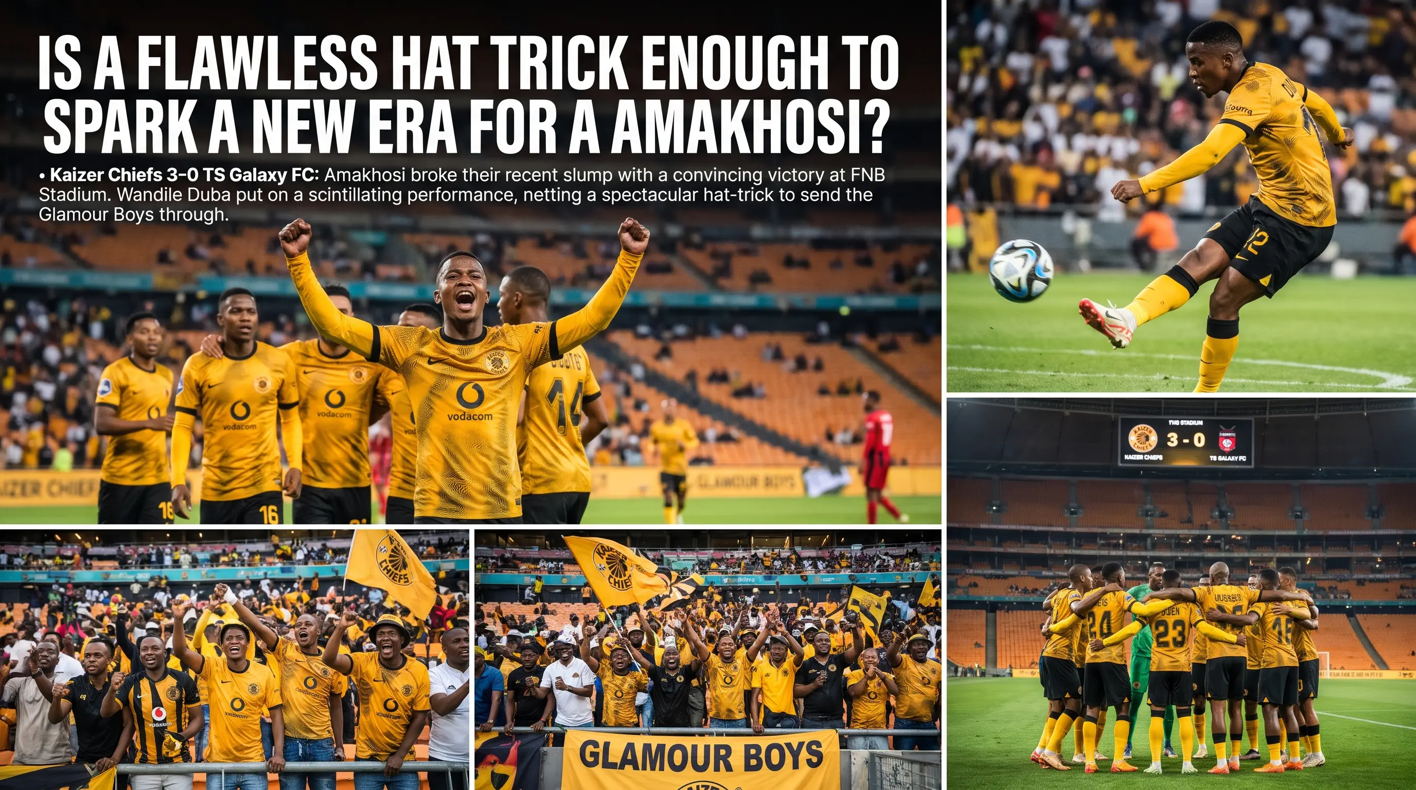 Is A Flawless Hat Trick Enough To Spark A New Era For Amakhosi?