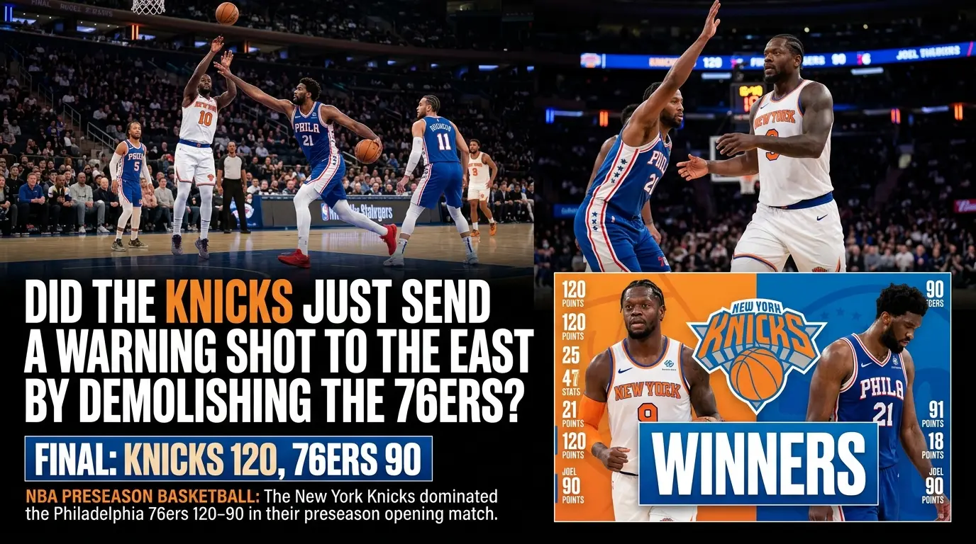 Did the Knicks Just Send a Warning Shot to the East by Demolishing the 76ers?