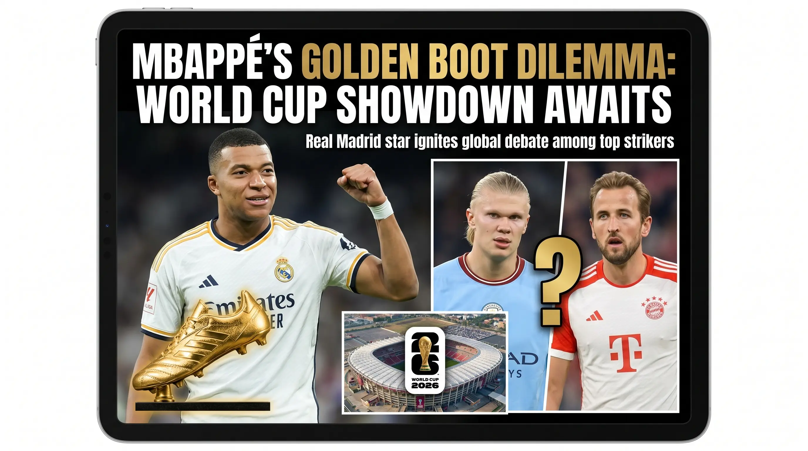 Real Madrid Superstar Kylian Mbappé Triggers Intense Golden Boot Debate Ahead Of World Cup