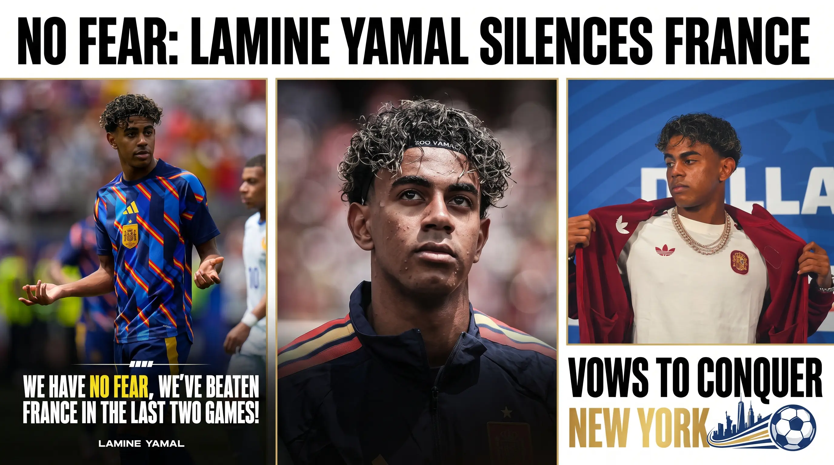 No Fear: Lamine Yamal Silences France And Vows To Conquer New York
