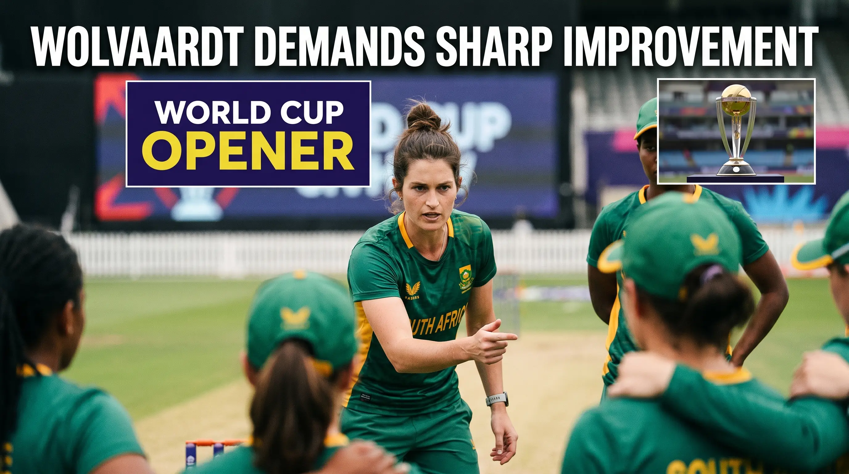 Laura Wolvaardt Demands Sharp Improvement Before World Cup Opener