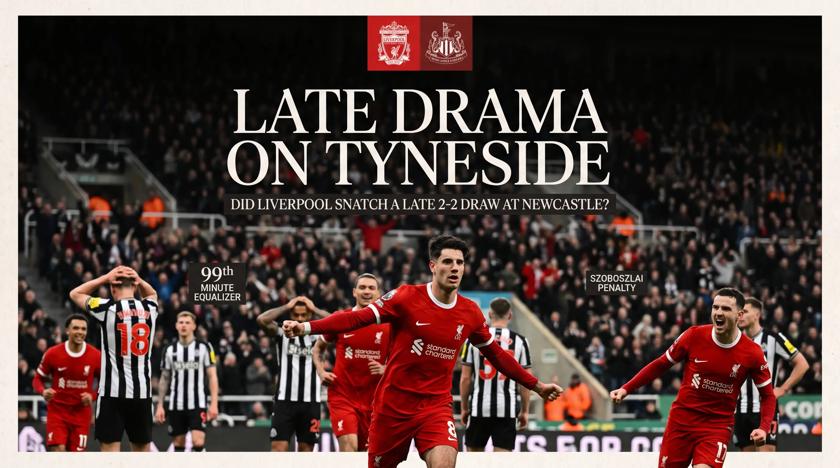 Did Liverpool Snatch a Late 2-2 Draw at Newcastle