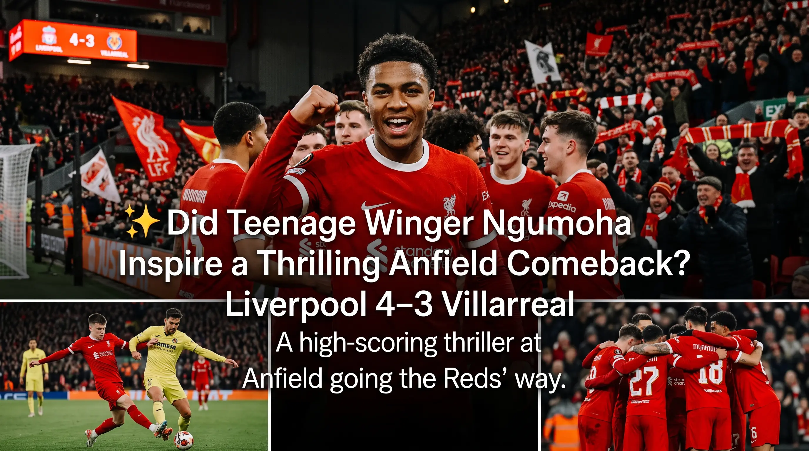 Did Teenage Winger Ngumoha Inspire a Thrilling Anfield Comeback?