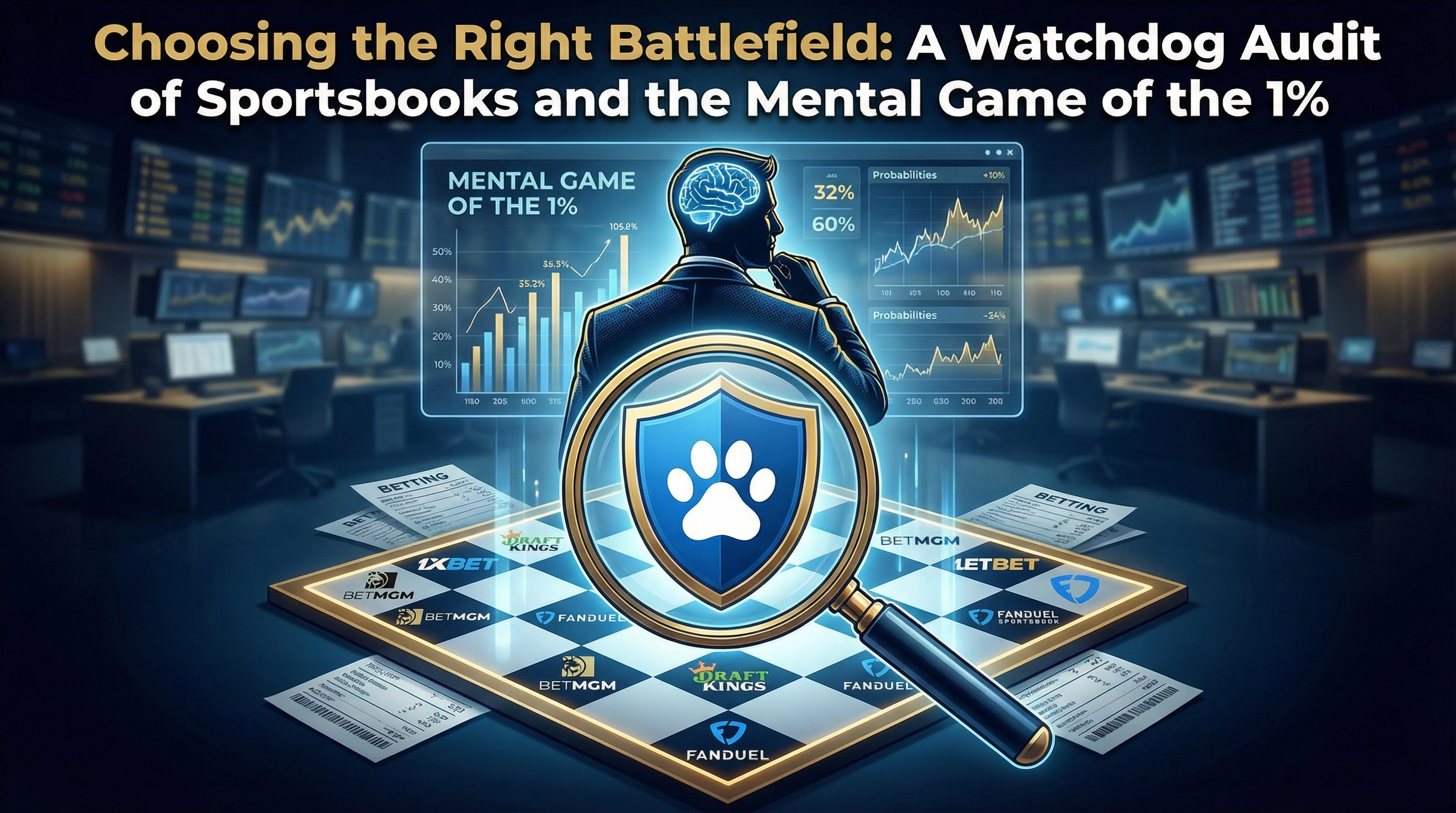 Choosing the Right Battlefield: A Watchdog Audit of Sportsbooks and the Mental Game of the 1%