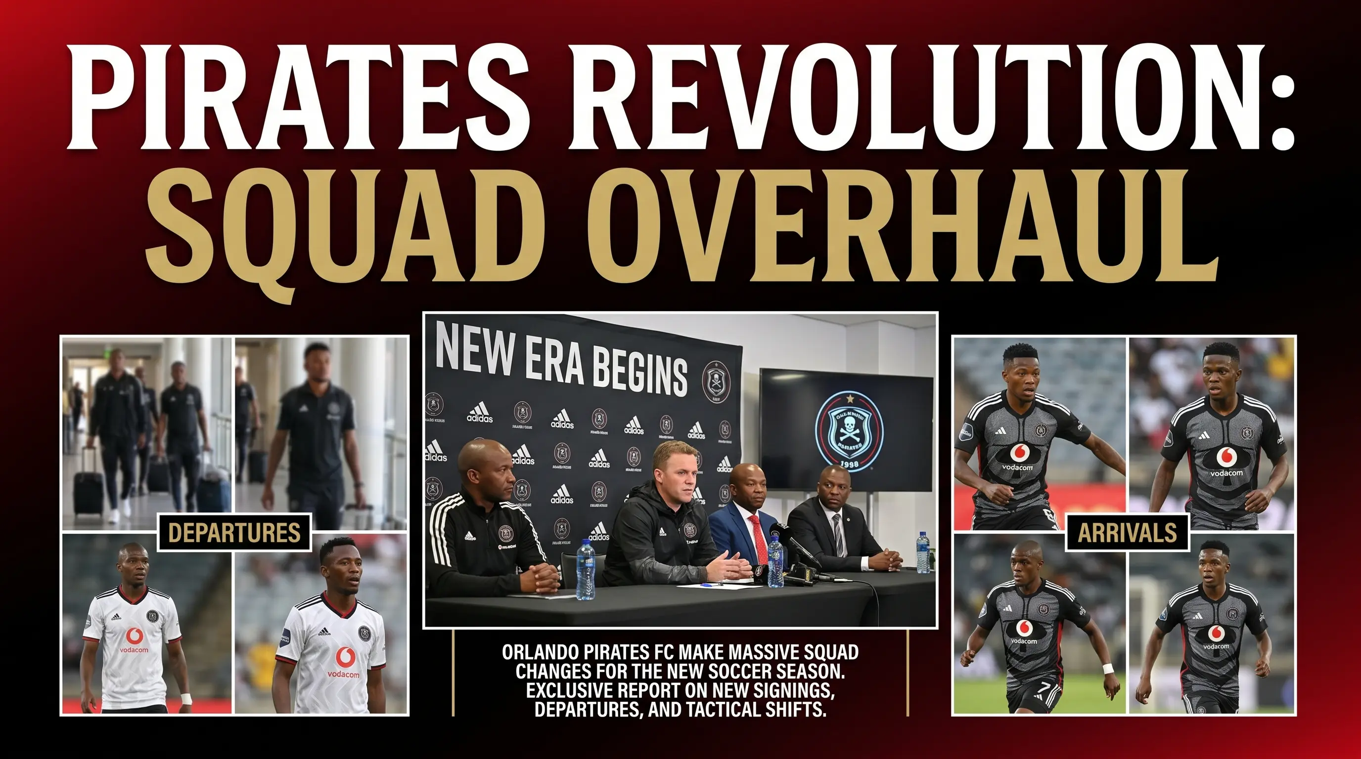 Orlando Pirates Make Massive Squad Changes For The New Soccer Season