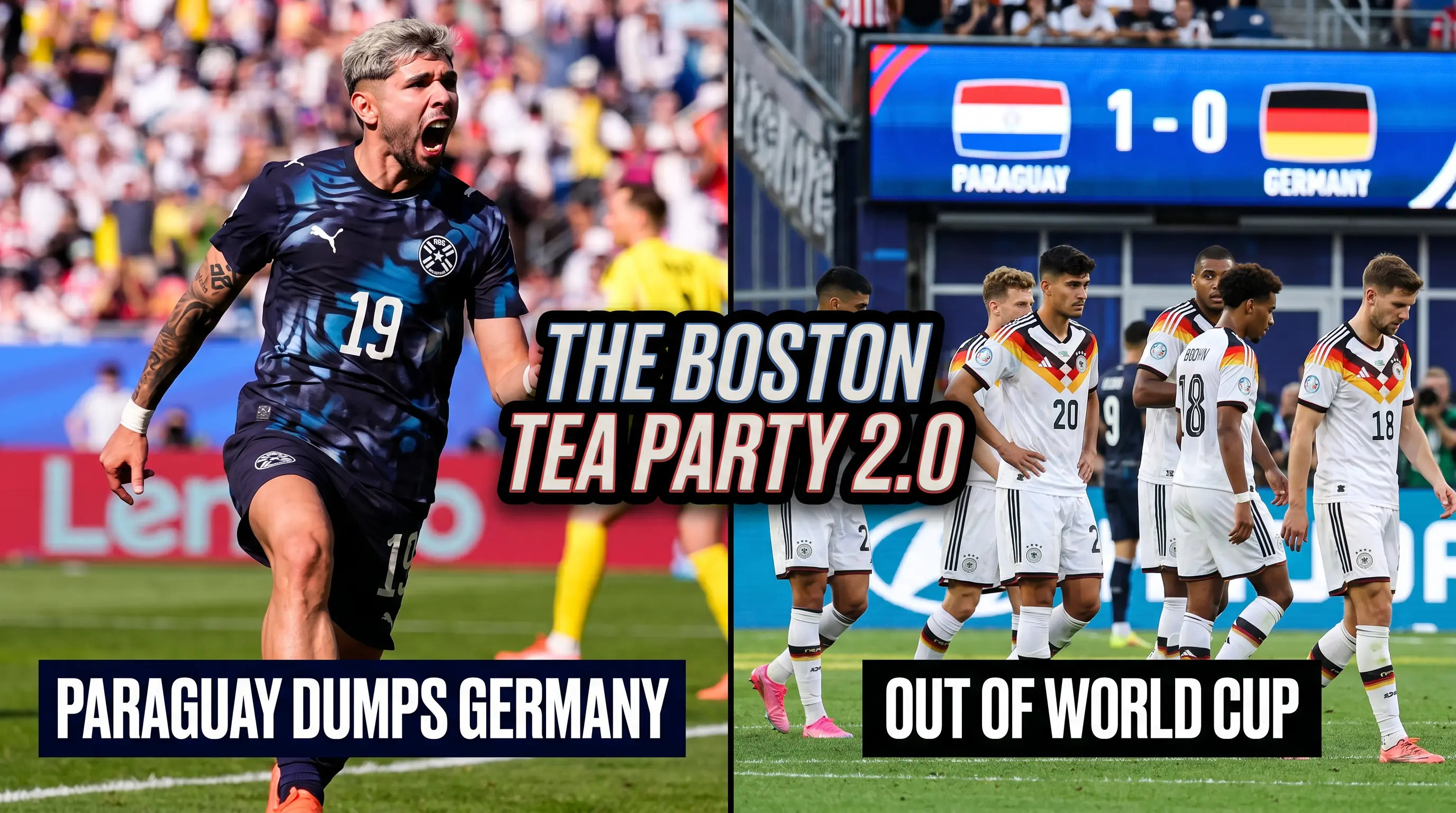 The Boston Tea Party 2.0: Paraguay Dumps Germany Out of World Cup