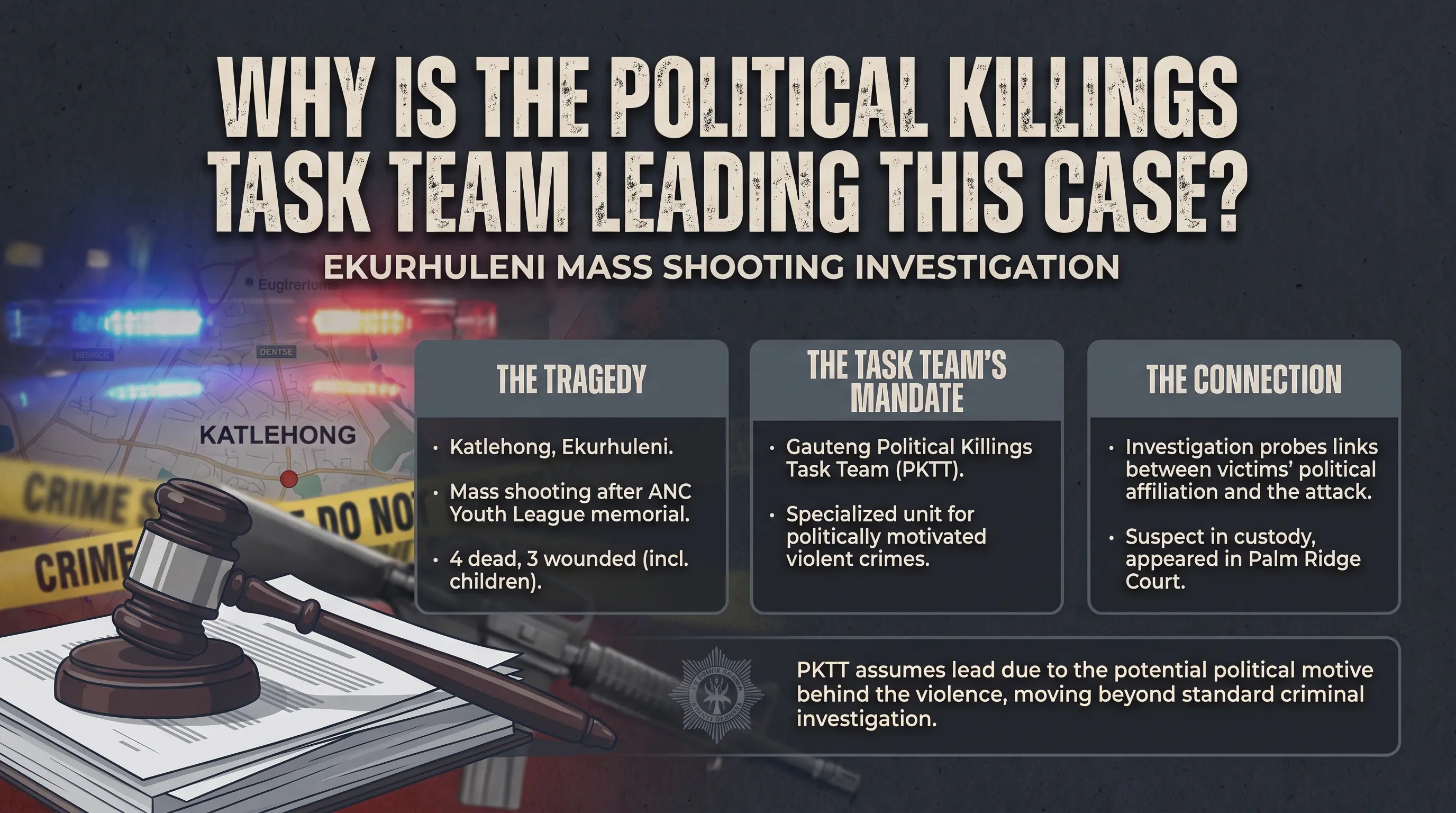 Why Is the Political Killings Task Team Leading This Case?