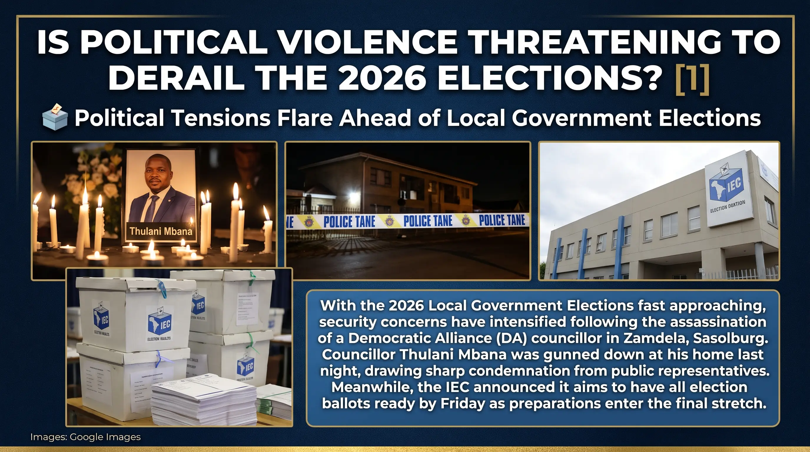 Is Political Violence Threatening To Derail The 2026 Elections?