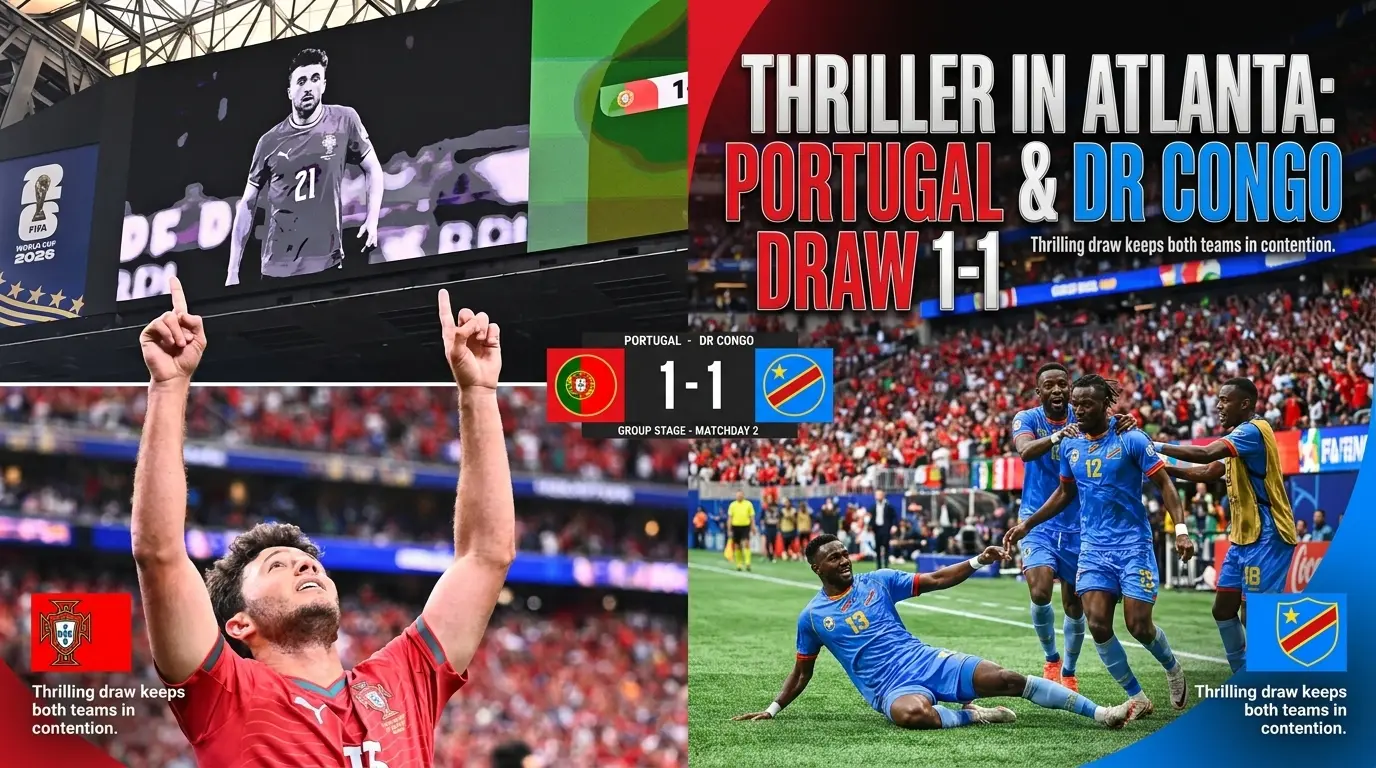 Portugal And DR Congo Play A Thrilling World Cup Draw