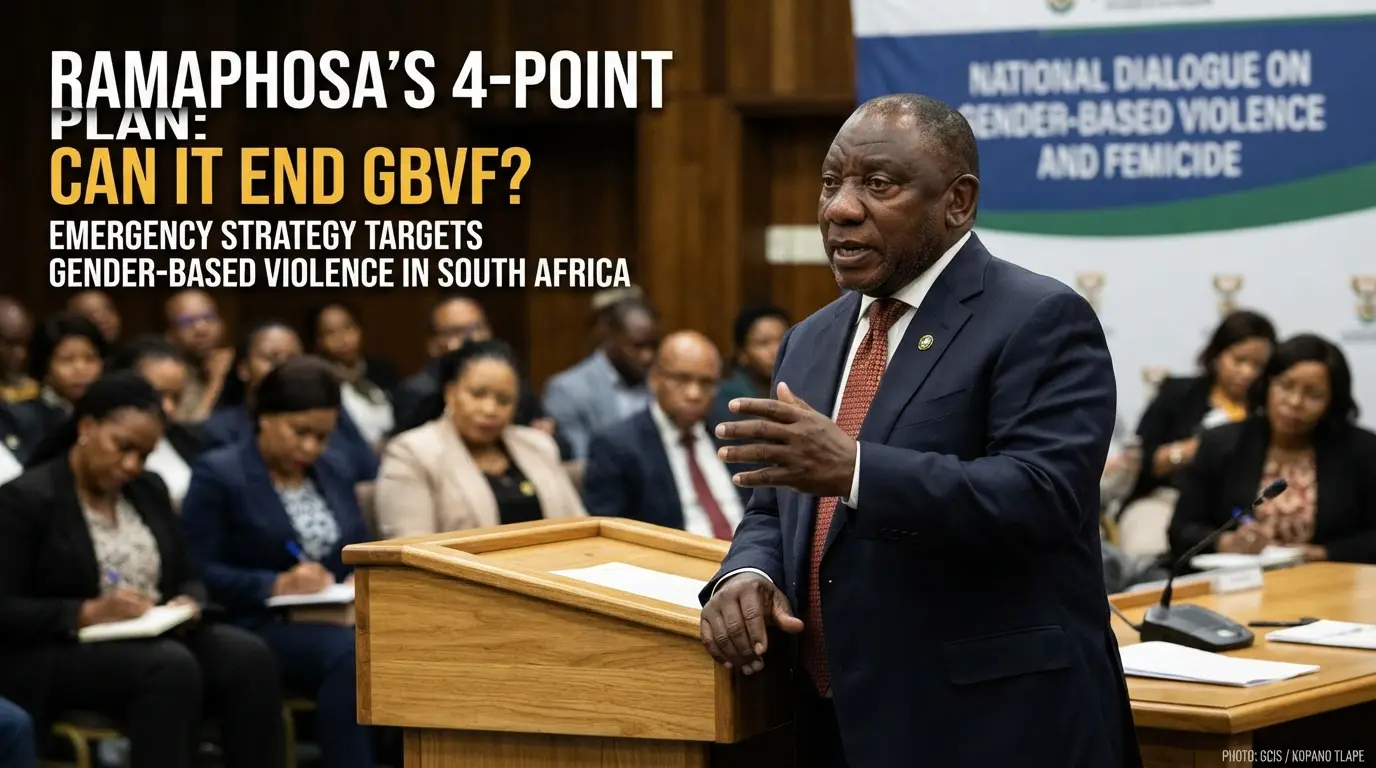 Can Ramaphosa’s 4-Point Plan Turn The Tide on GBVF?