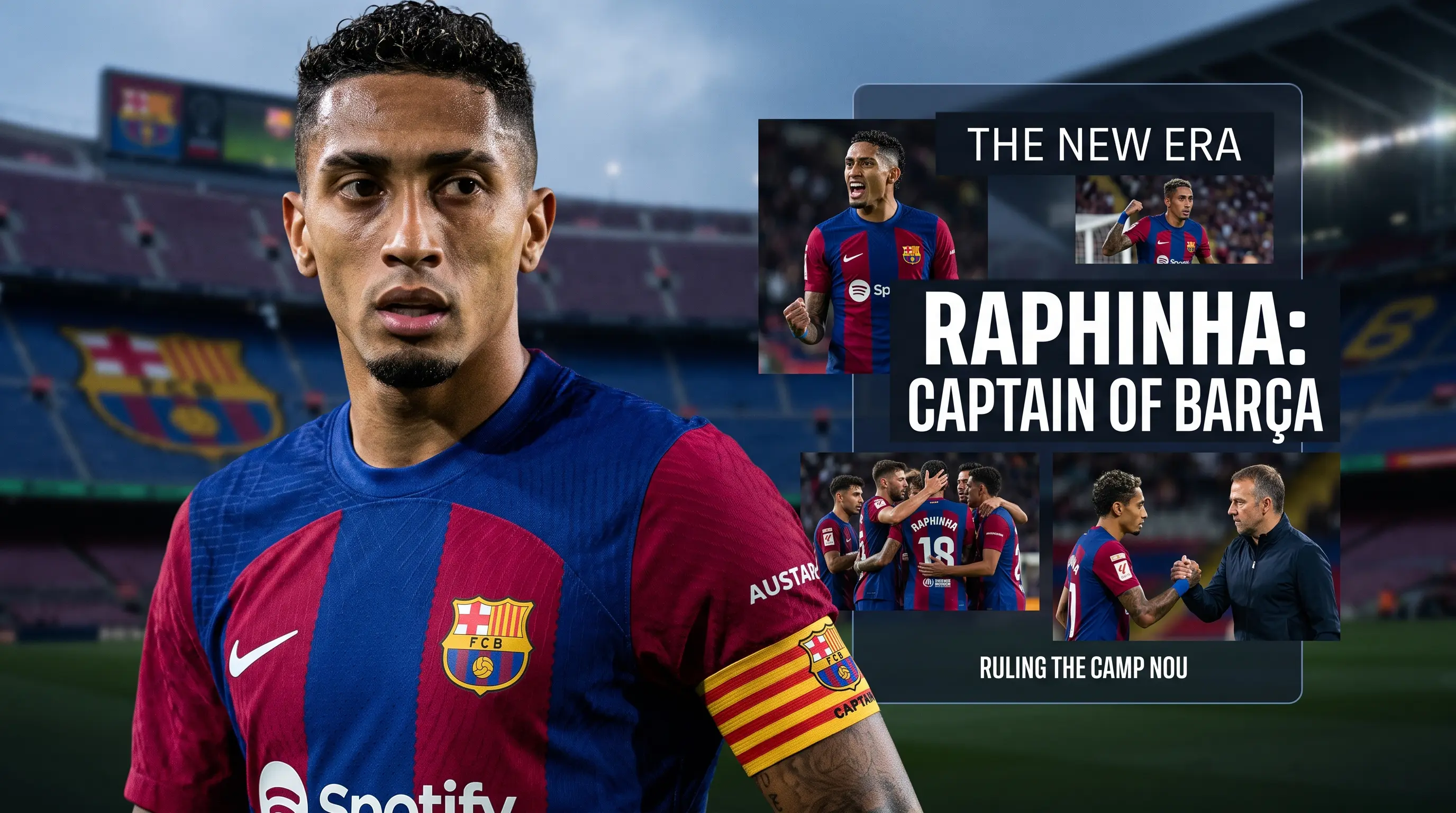 Will Raphinha Wear the Armband and Rule the Camp Nou