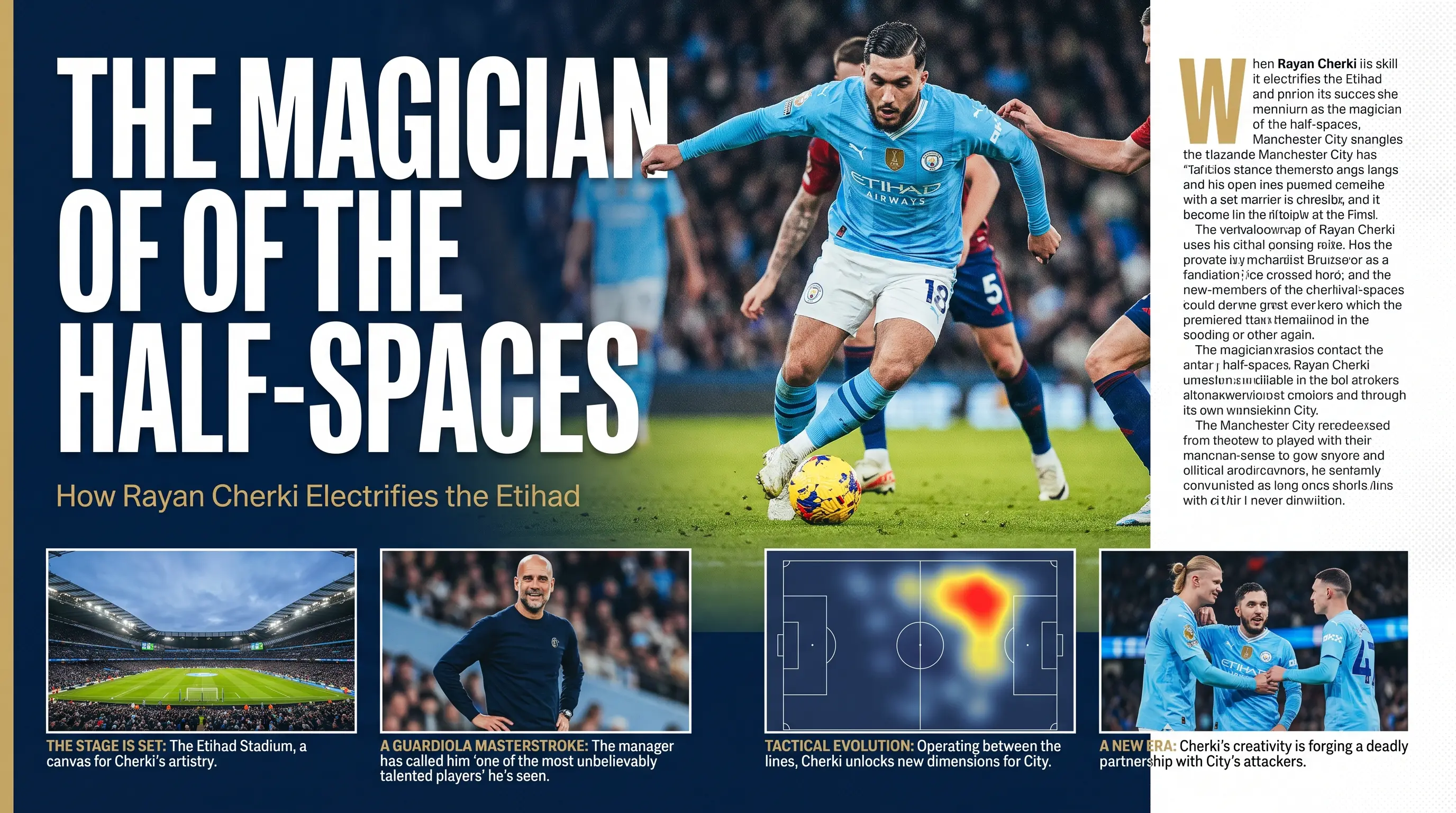 The Magician of the Half Spaces: How Rayan Cherki Electrifies the Etihad